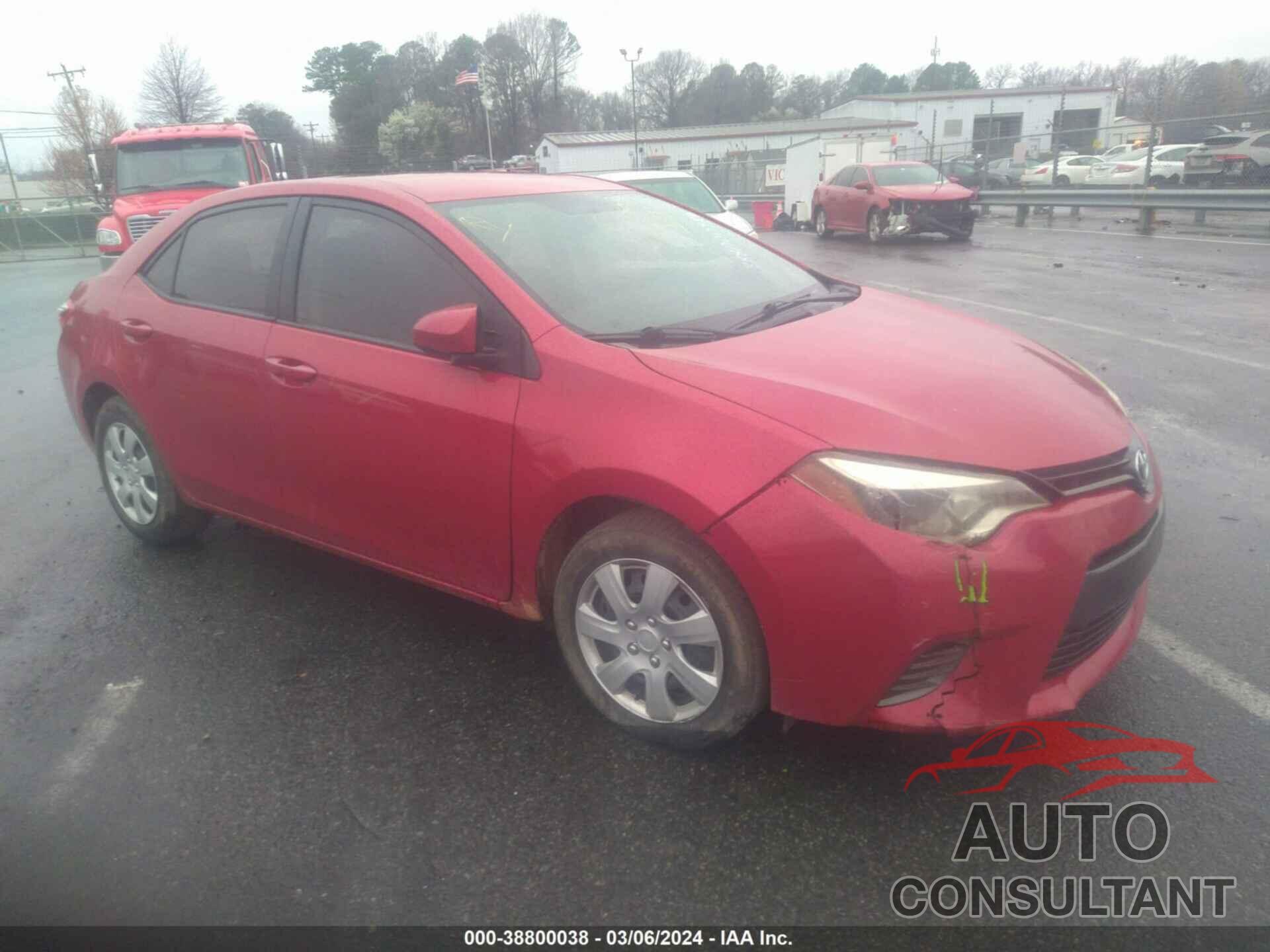 TOYOTA COROLLA 2016 - 5YFBURHE5GP444220