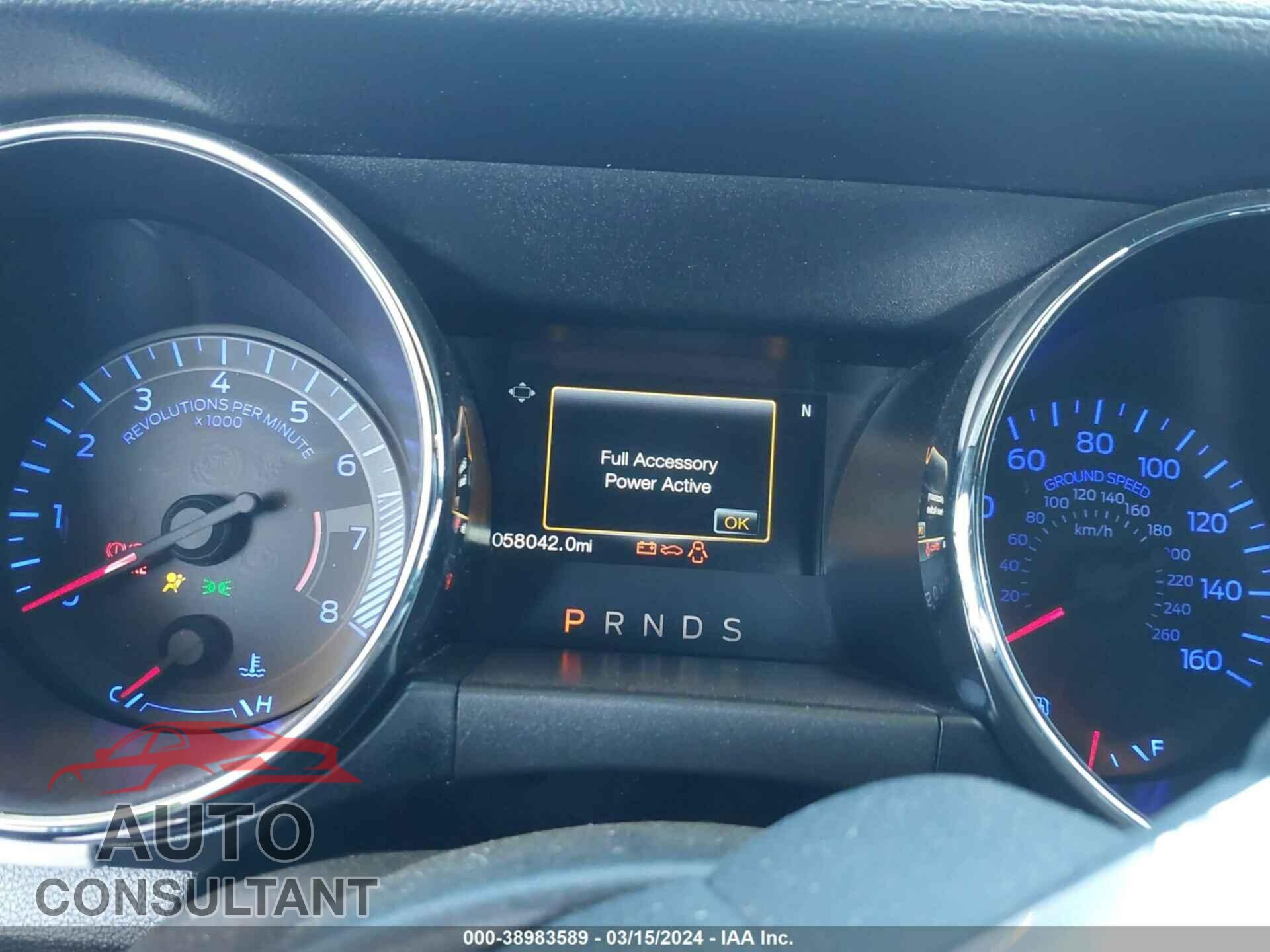 FORD MUSTANG 2017 - 1FA6P8CF2H5239638