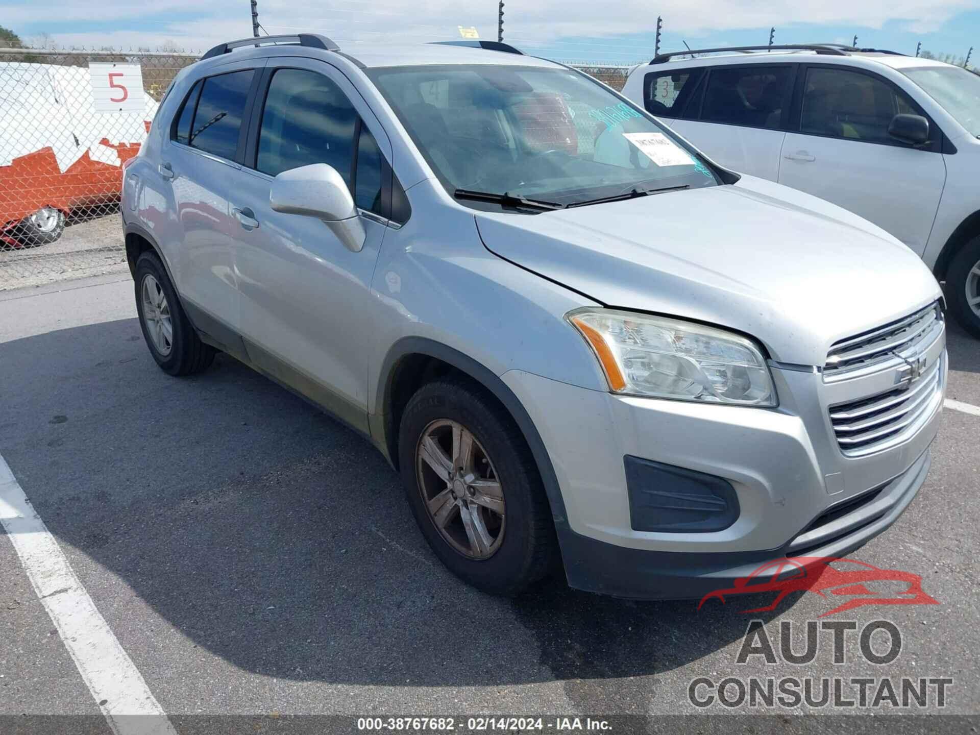 CHEVROLET TRAX 2016 - 3GNCJLSB3GL258172