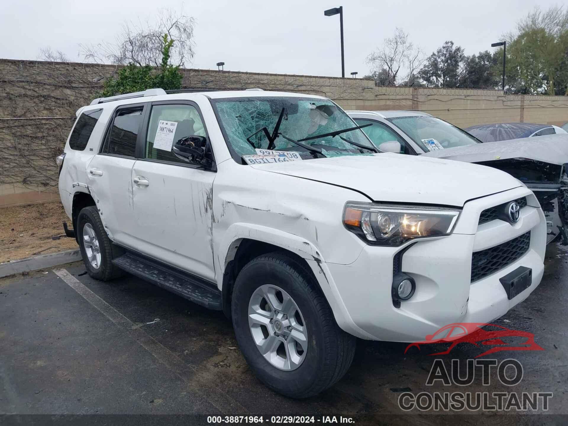 TOYOTA 4RUNNER 2018 - JTEZU5JR3J5189250