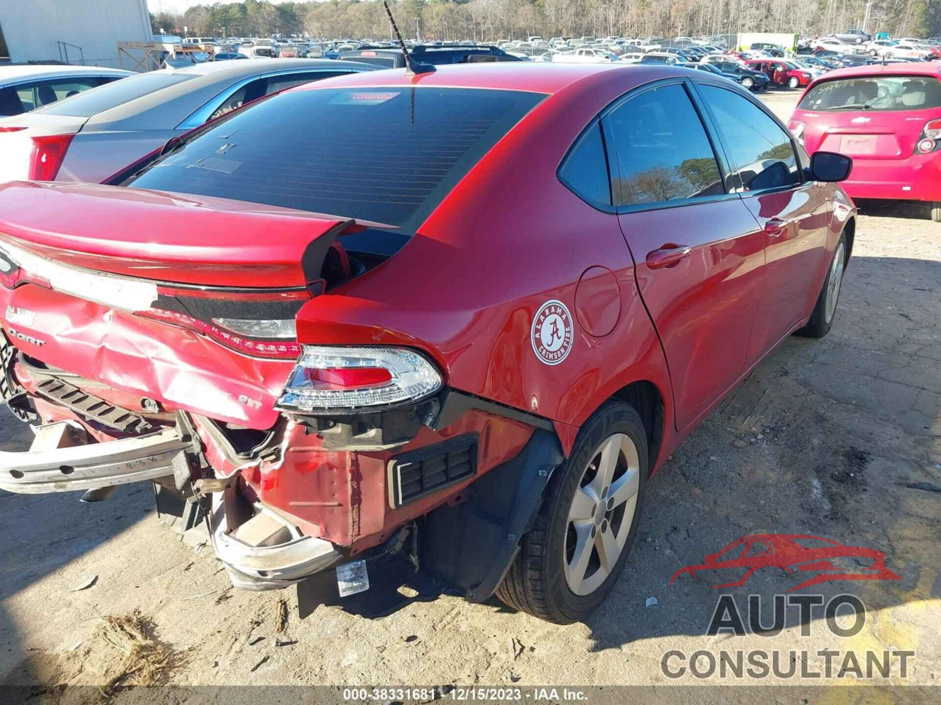 DODGE DART 2016 - 1C3CDFFA4GD796148