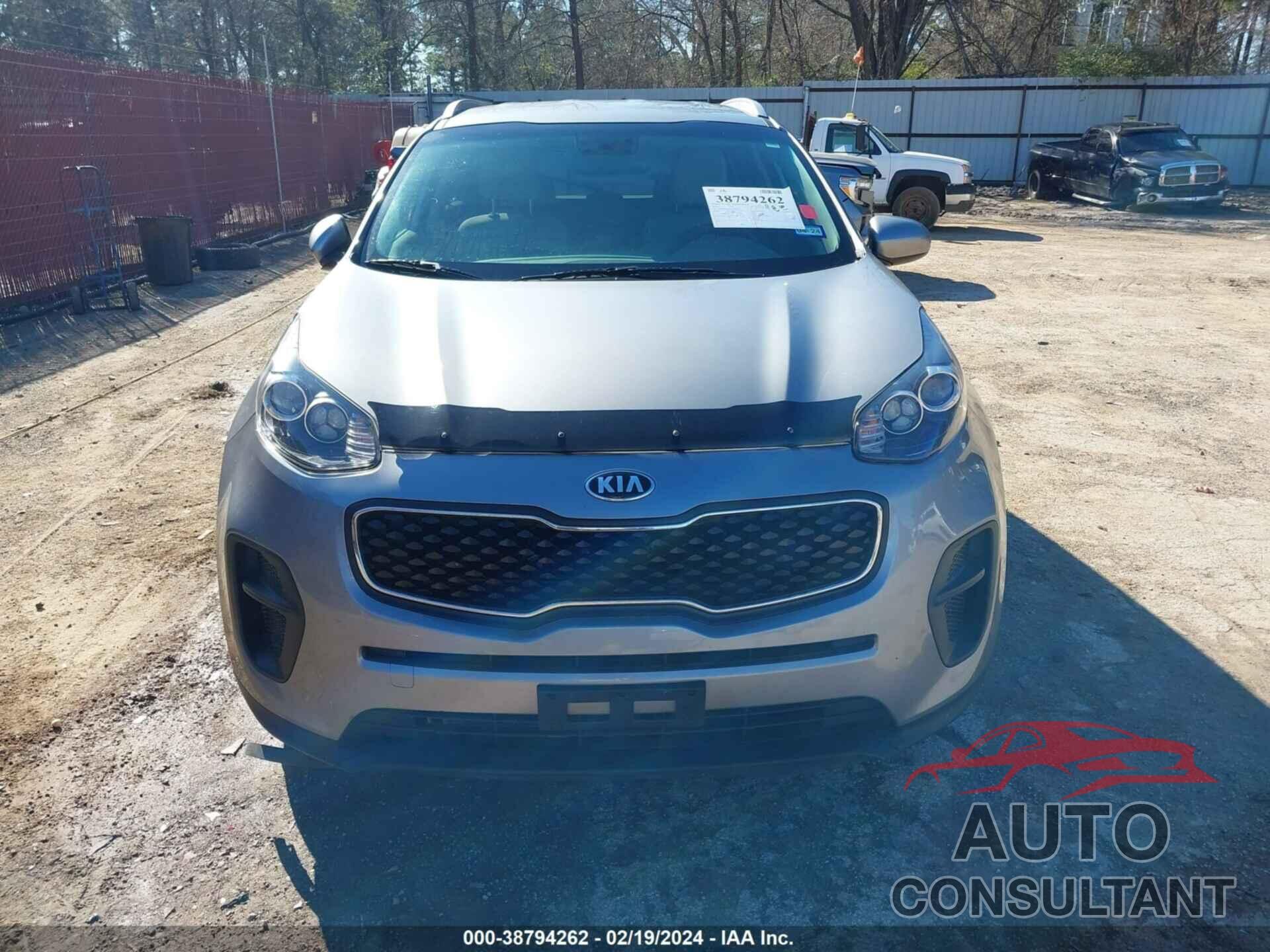 KIA SPORTAGE 2019 - KNDPM3AC2K7612272