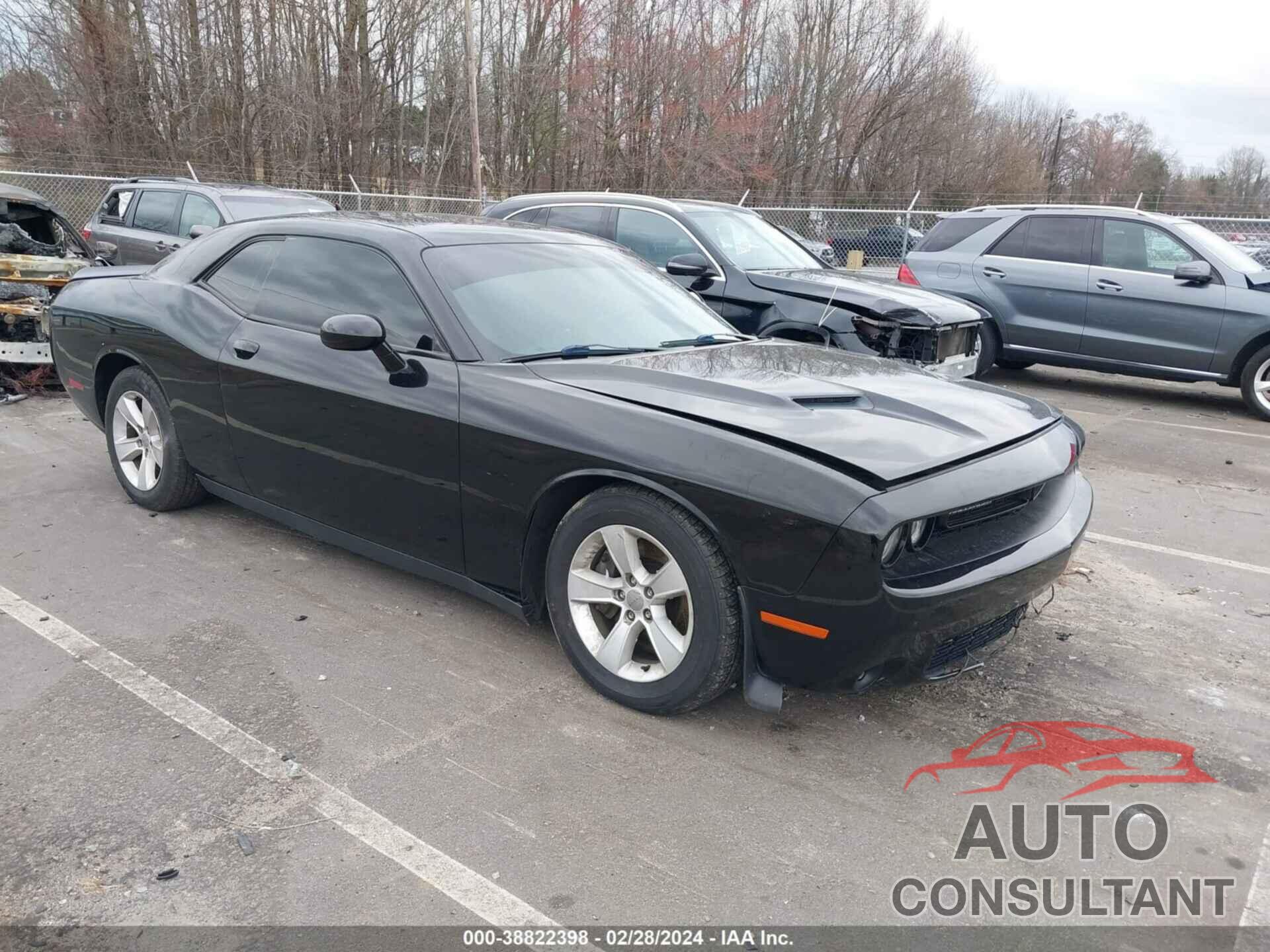 DODGE CHALLENGER 2016 - 2C3CDZFJ7GH255261