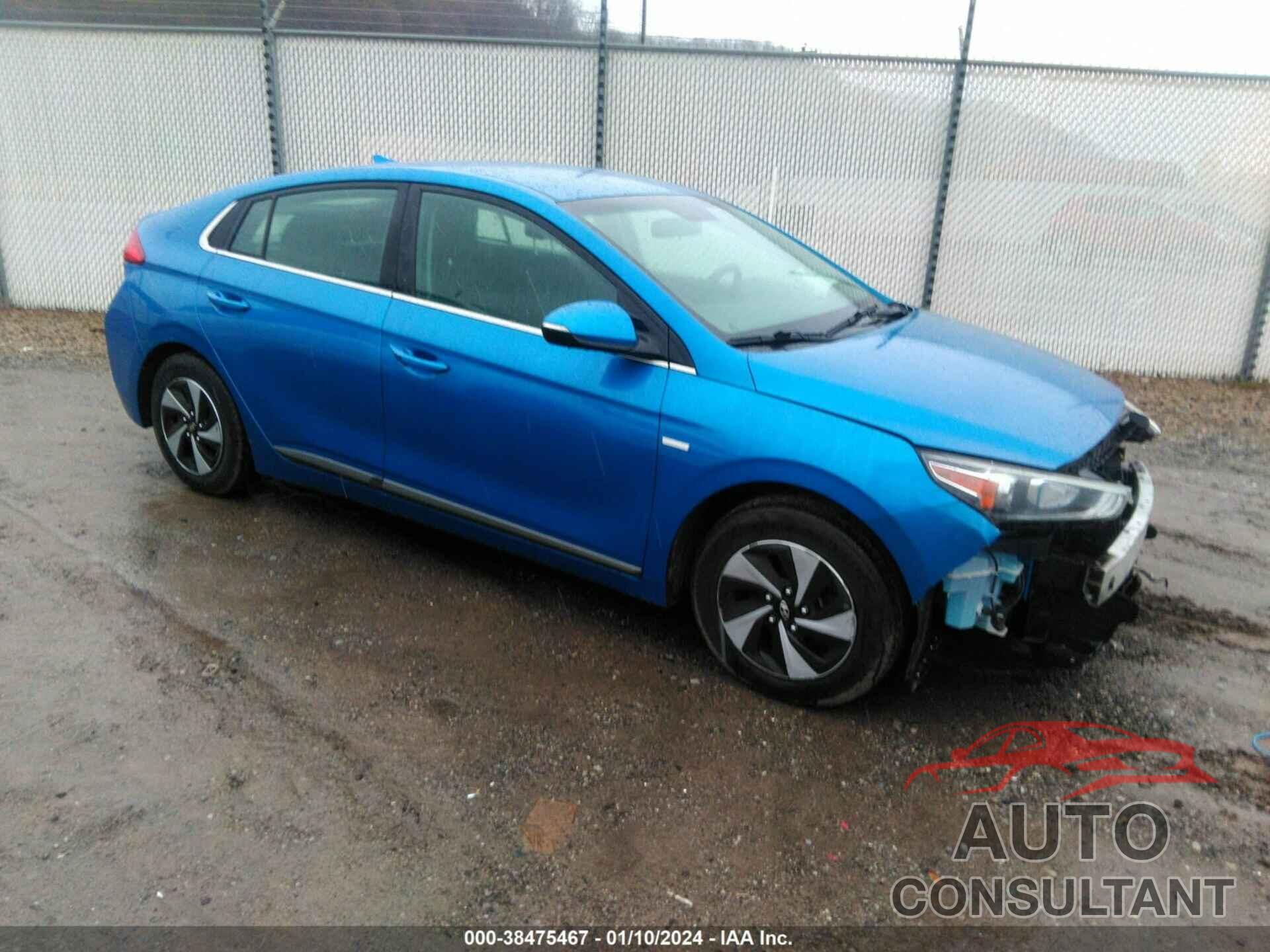 HYUNDAI IONIQ HYBRID 2017 - KMHC75LC4HU054445