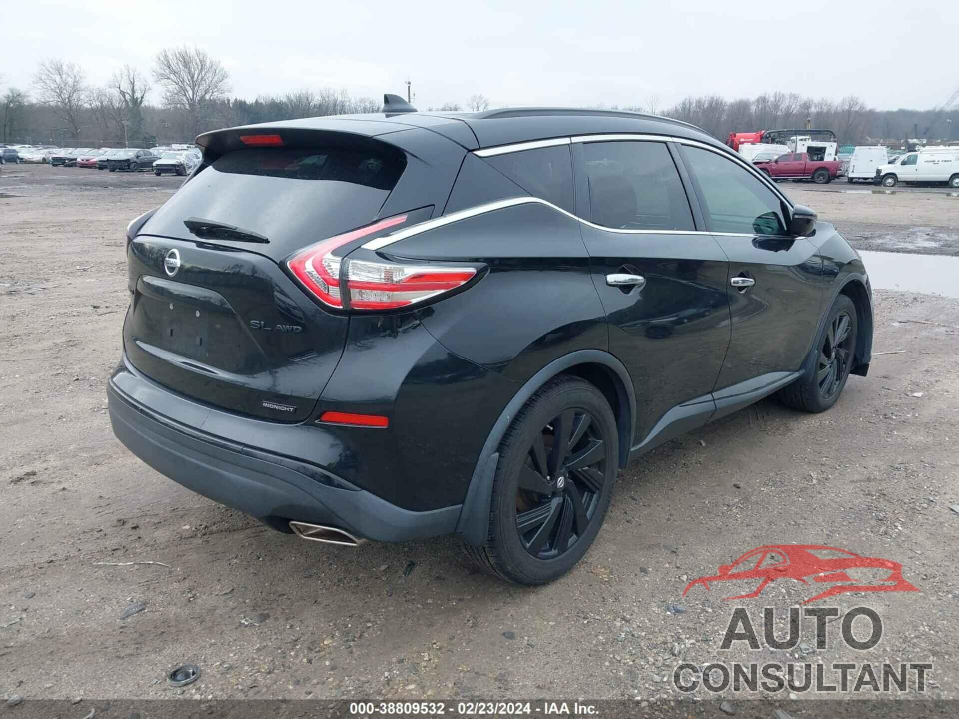 NISSAN MURANO 2018 - 5N1AZ2MH2JN165375