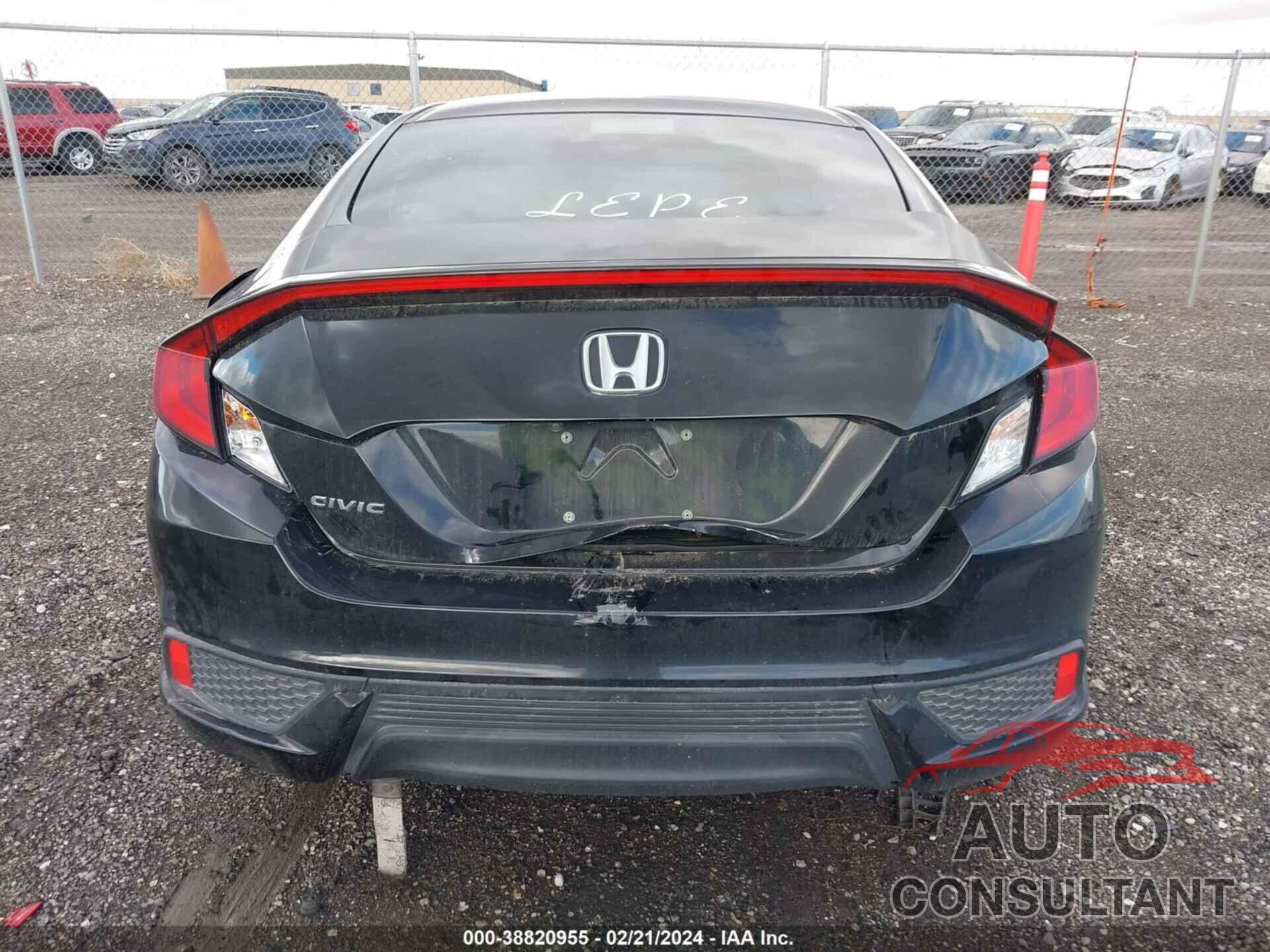 HONDA CIVIC 2019 - 2HGFC4B68KH308737