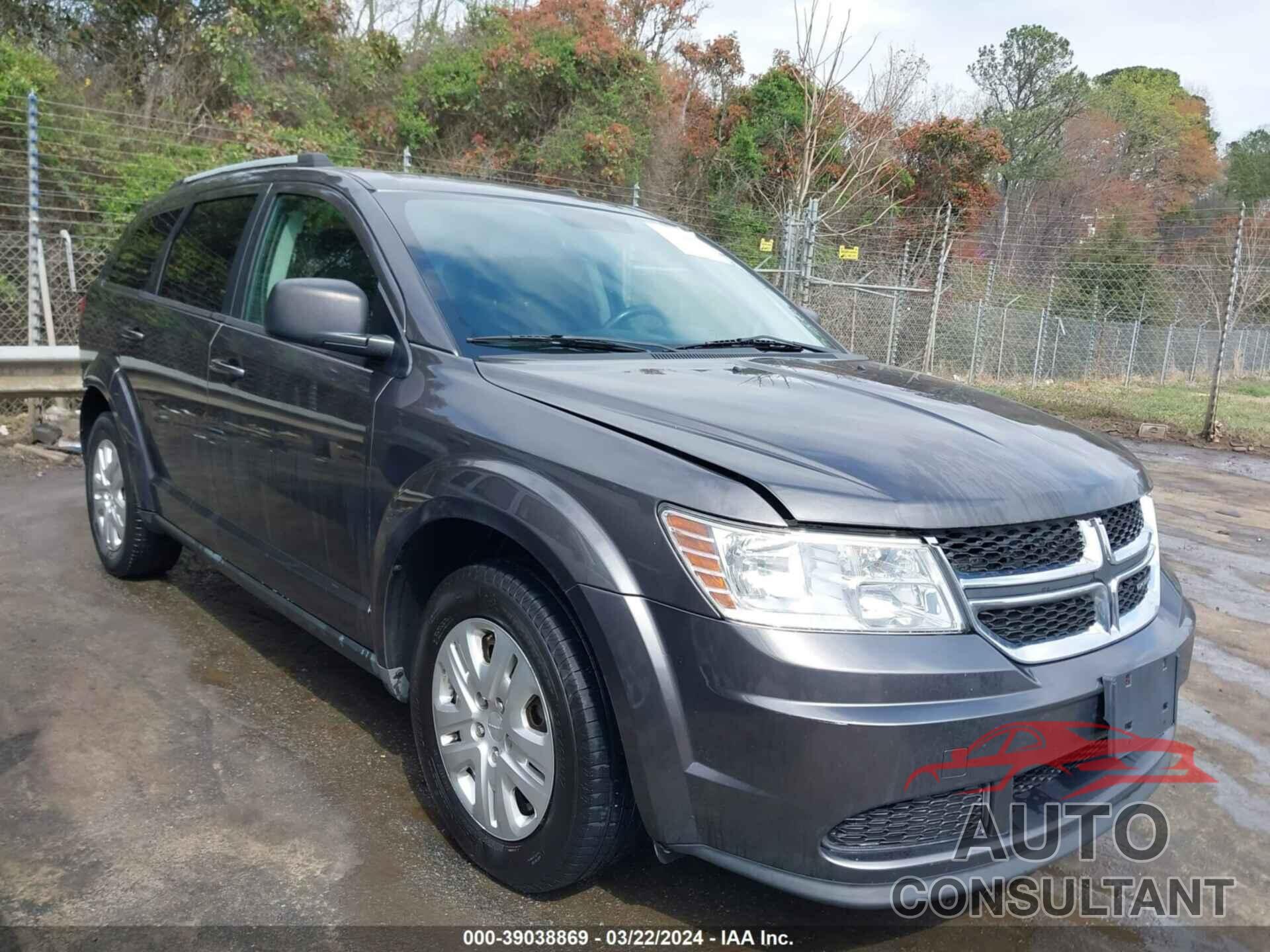 DODGE JOURNEY 2017 - 3C4PDCAB8HT609663