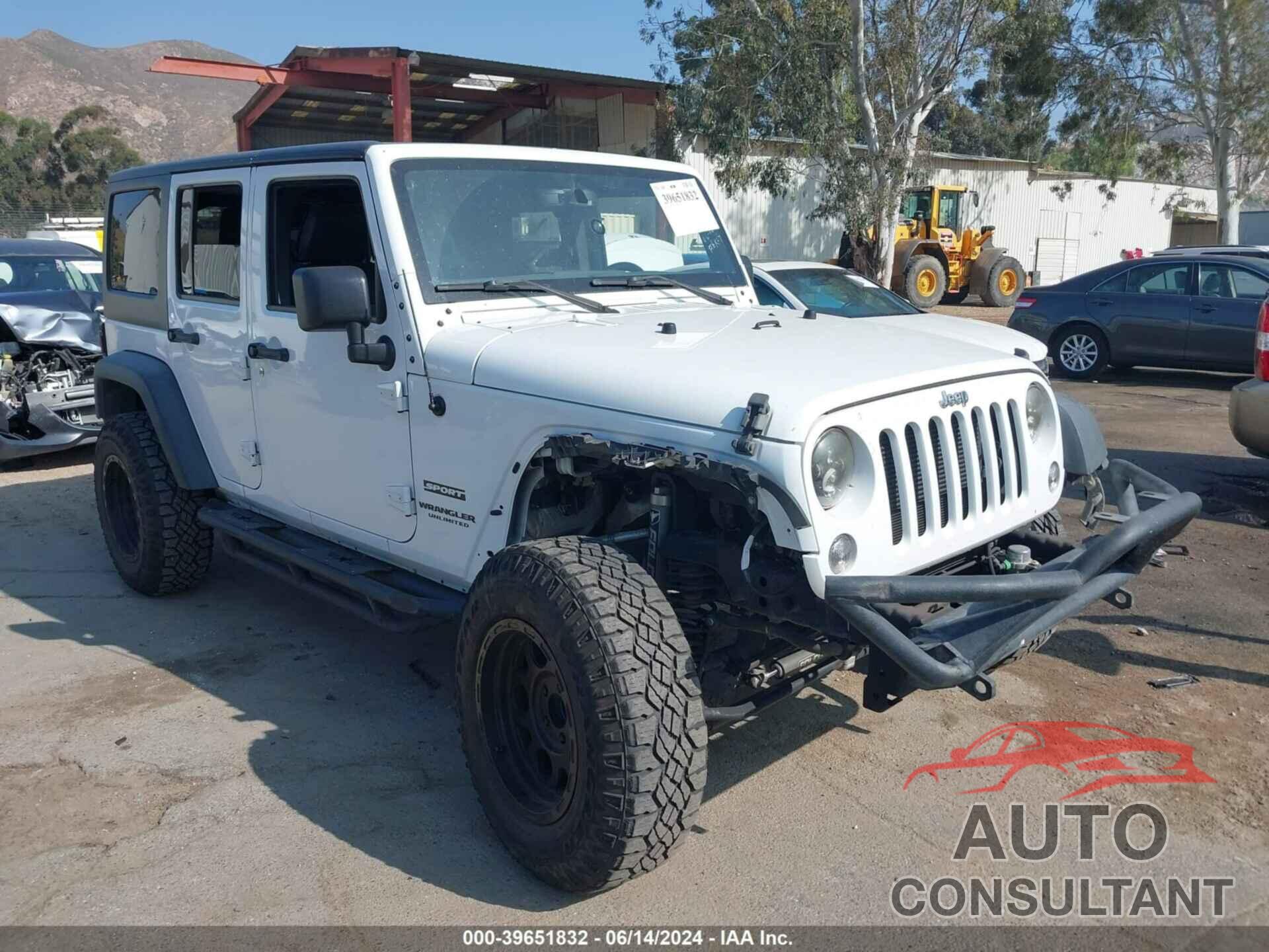 JEEP WRANGLER UNLIMITED 2017 - 1C4BJWDG5HL541409