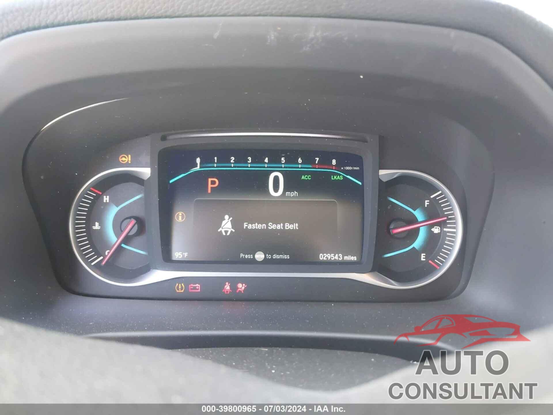 HONDA PILOT 2022 - 5FNYF6H22NB040969