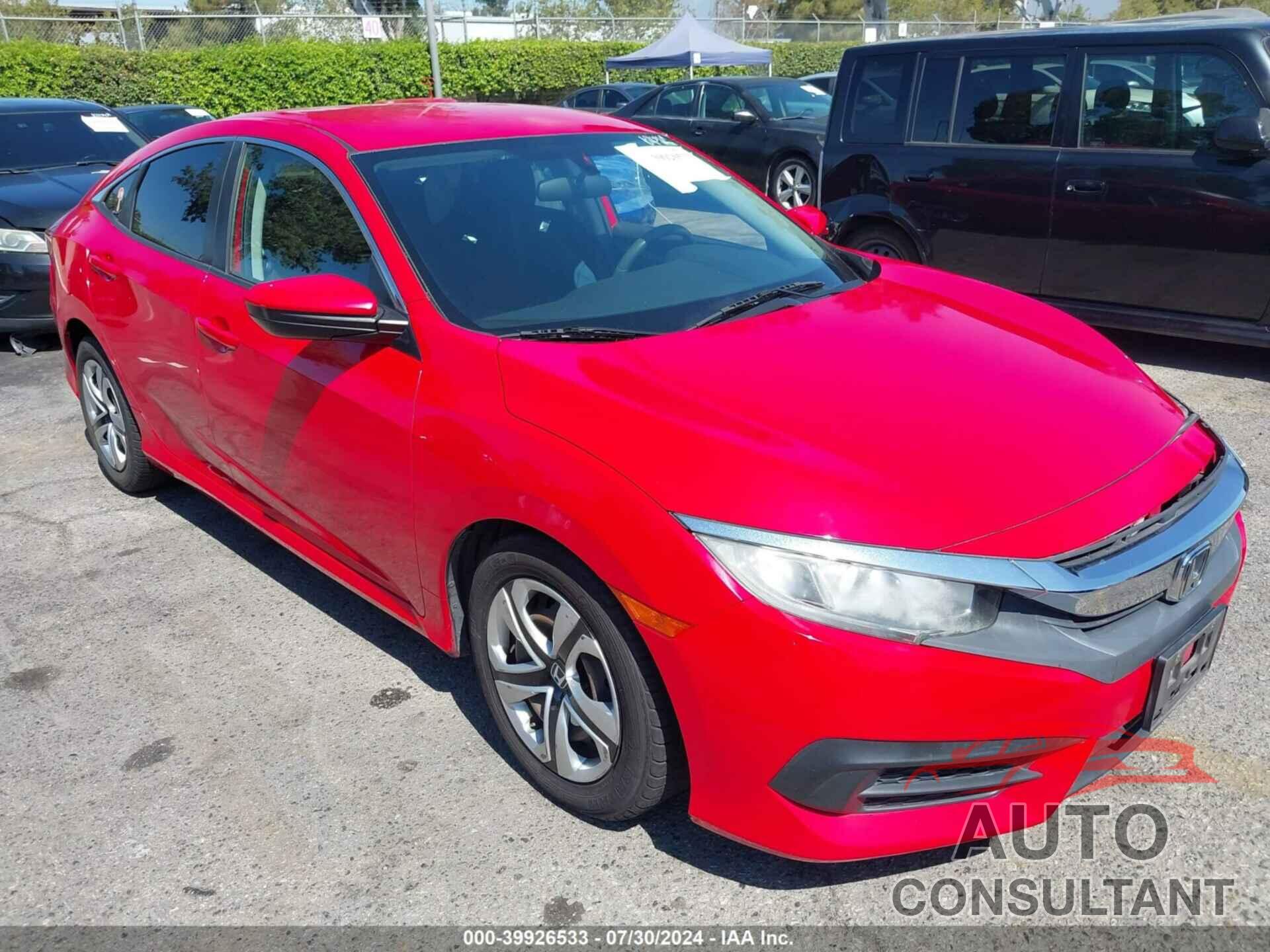HONDA CIVIC 2018 - 2HGFC2F50JH529480