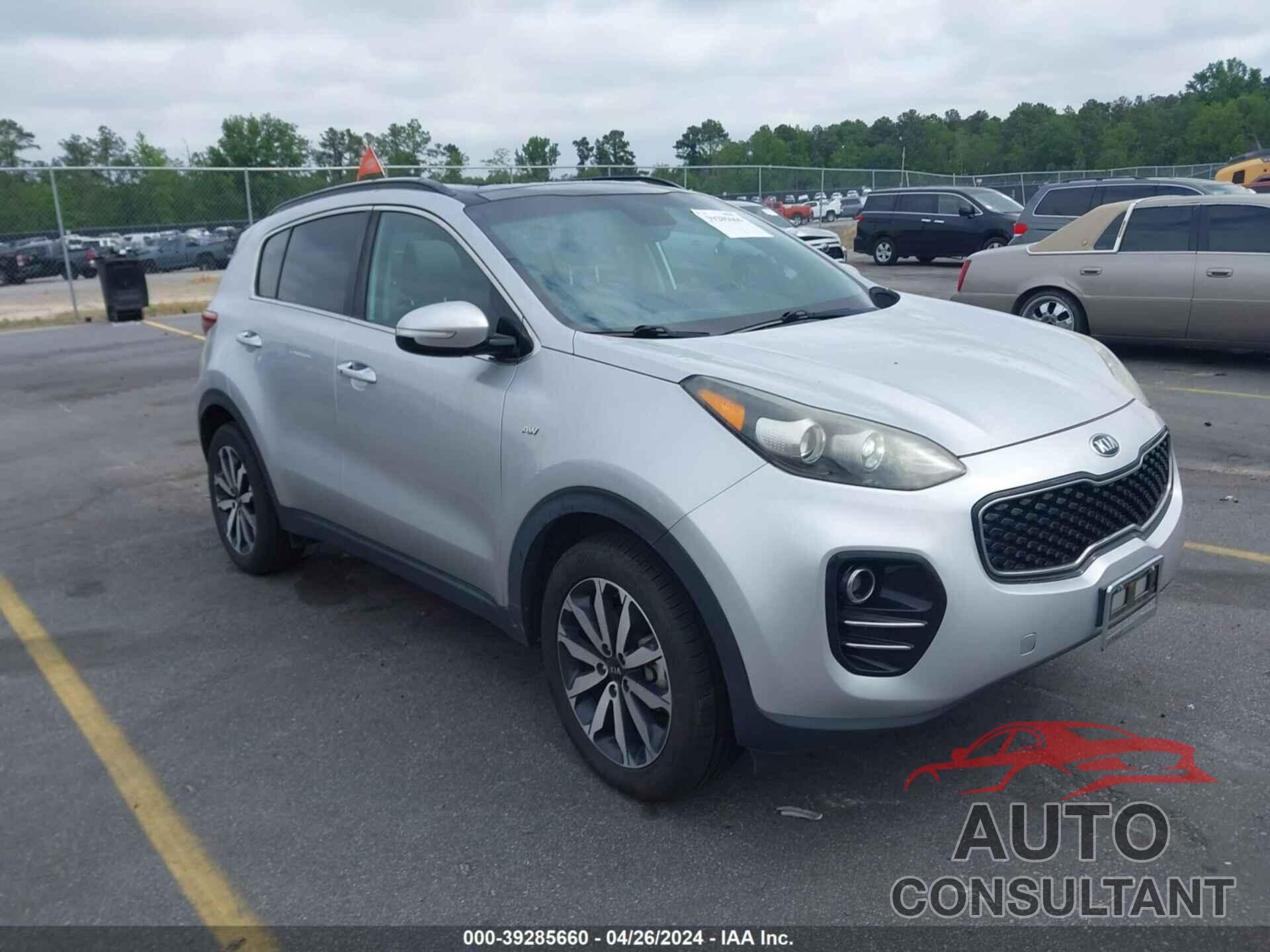 KIA SPORTAGE 2018 - KNDPNCAC0J7386583