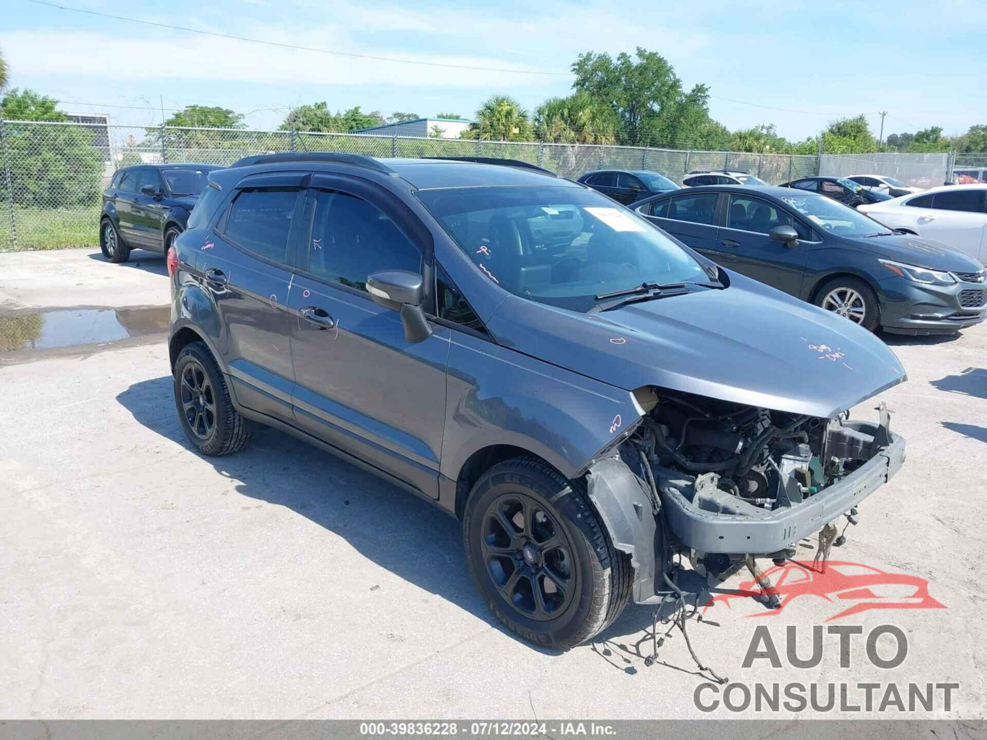 FORD ECOSPORT 2018 - MAJ3P1TE6JC243775