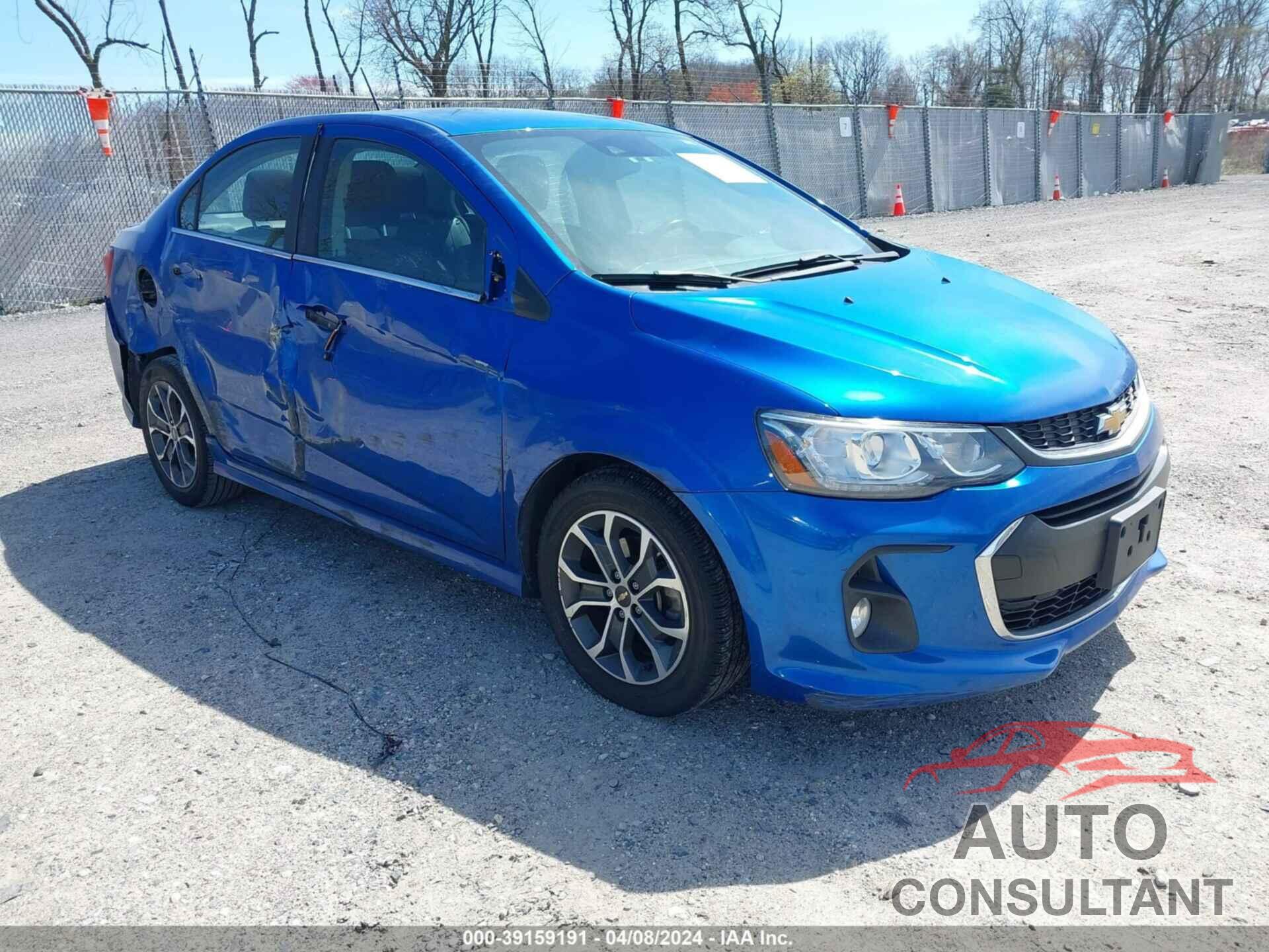 CHEVROLET SONIC 2017 - 1G1JD5SG1H4116692