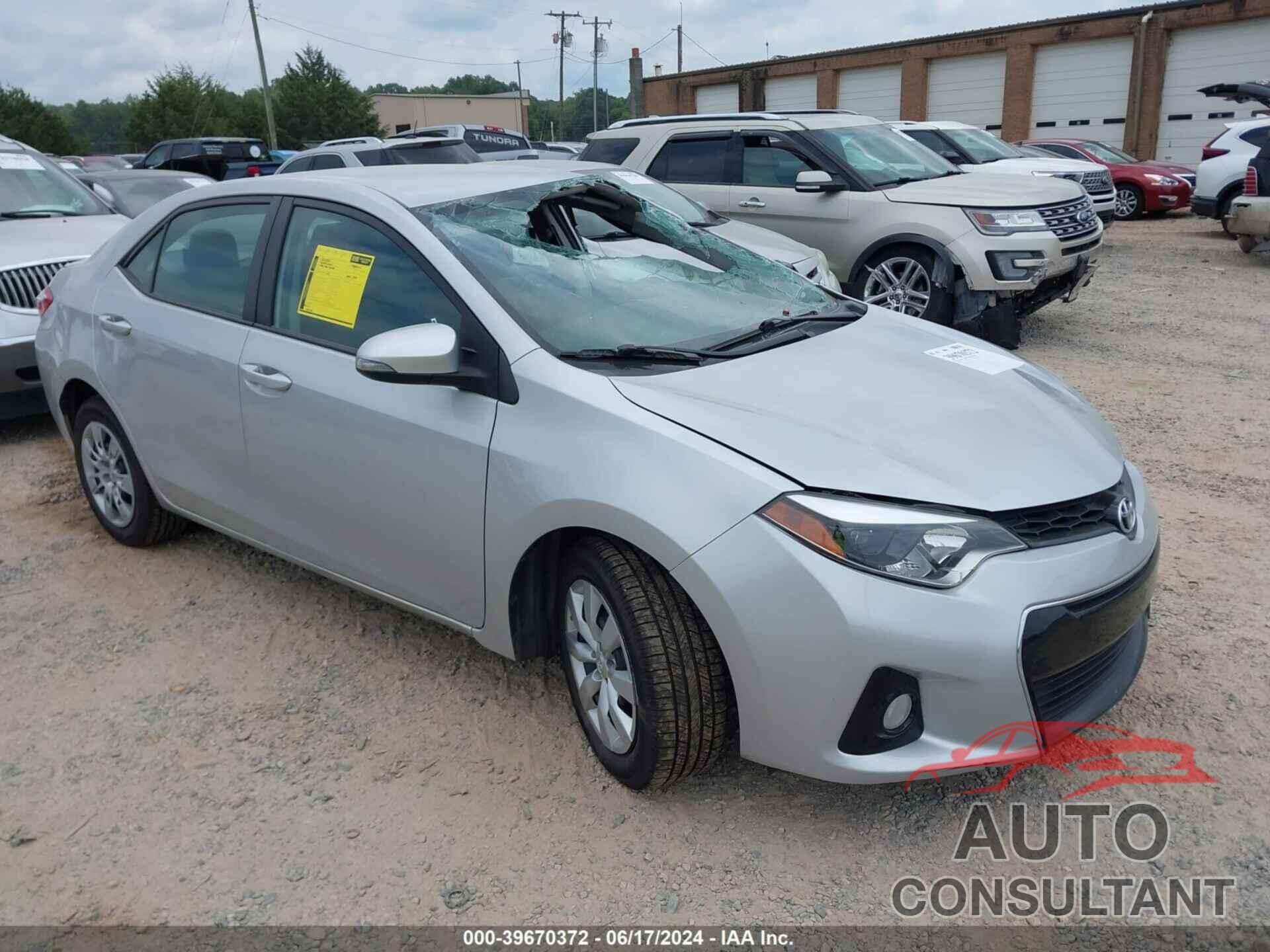 TOYOTA COROLLA 2016 - 5YFBURHE5GP489044