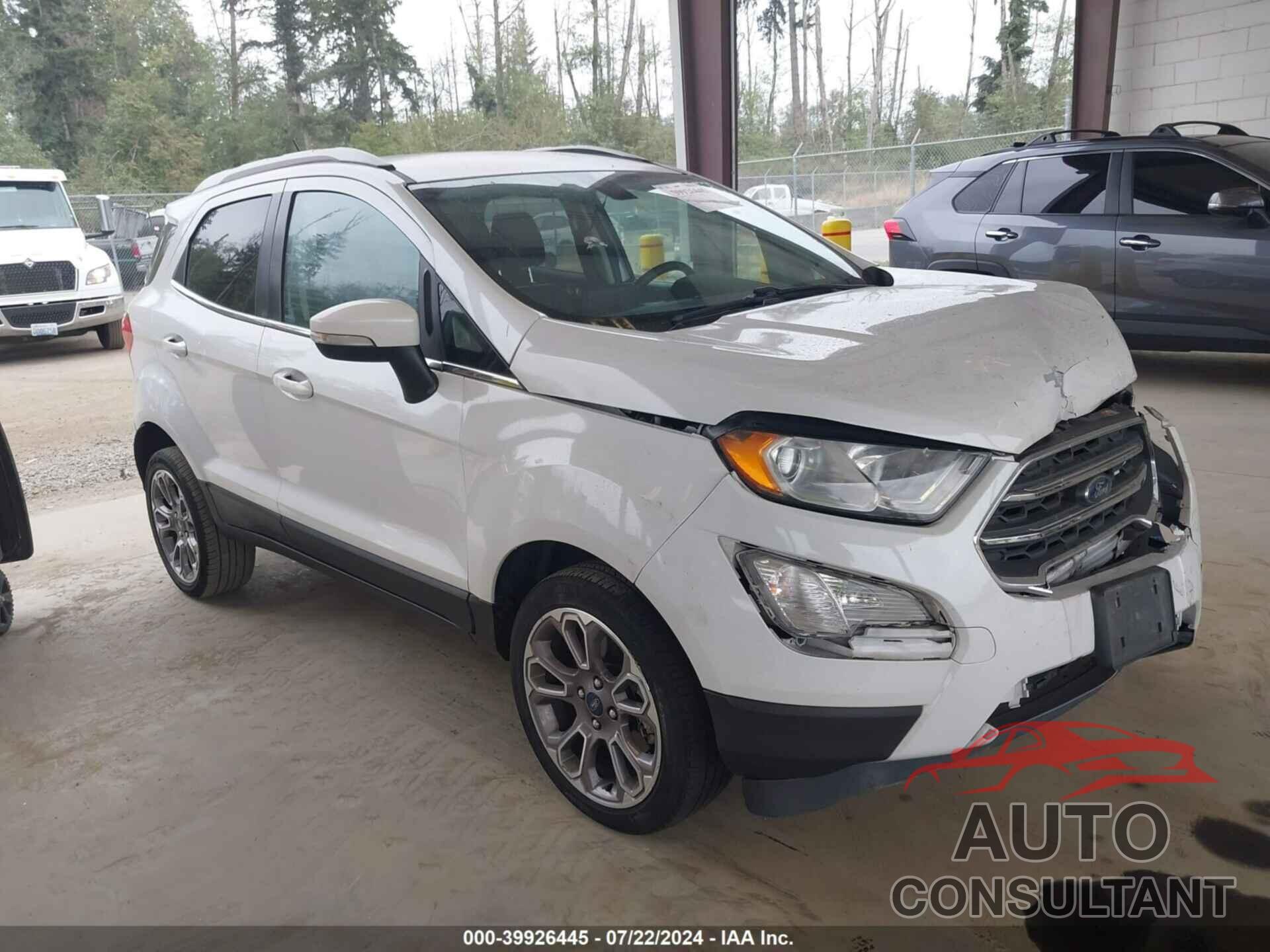 FORD ECOSPORT 2019 - MAJ6S3KL2KC277771