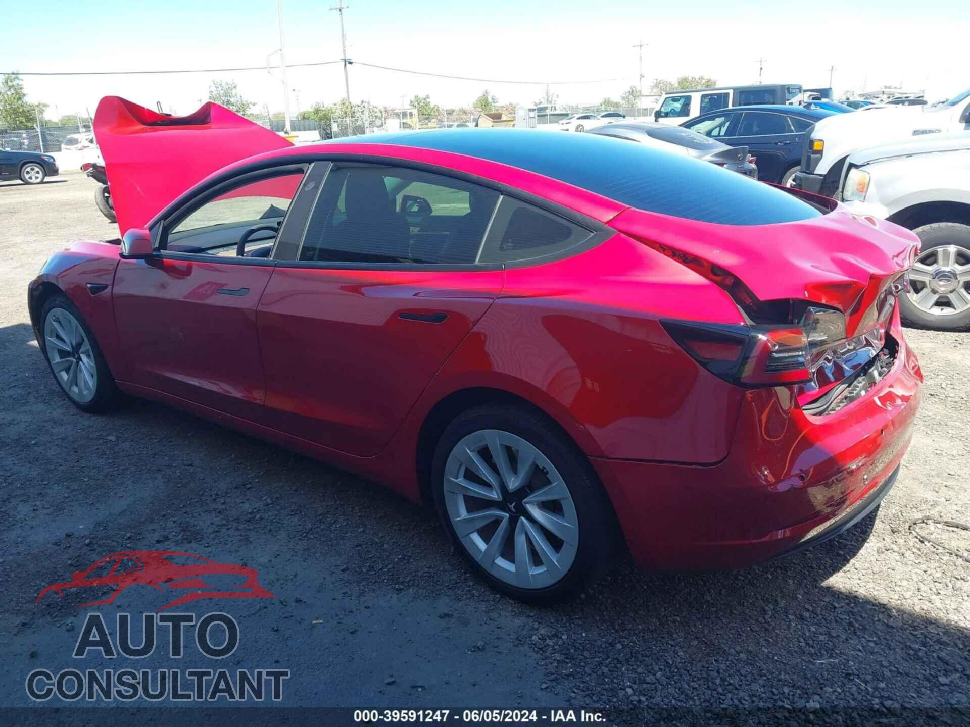 TESLA MODEL 3 2021 - 5YJ3E1EA8MF052800