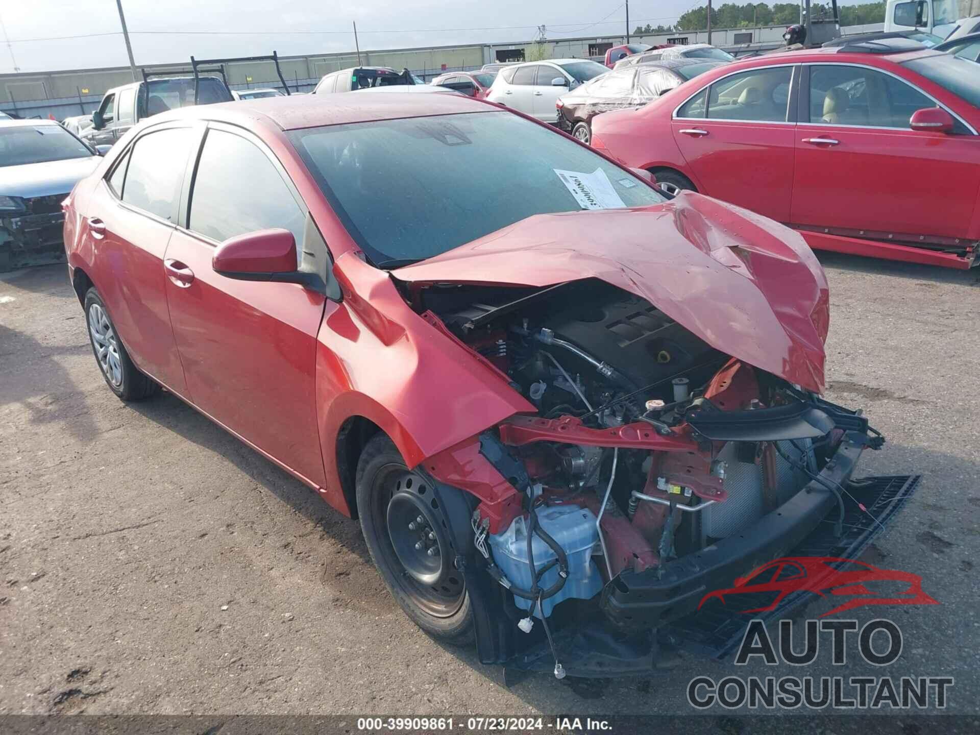 TOYOTA COROLLA 2019 - 5YFBURHE2KP940701