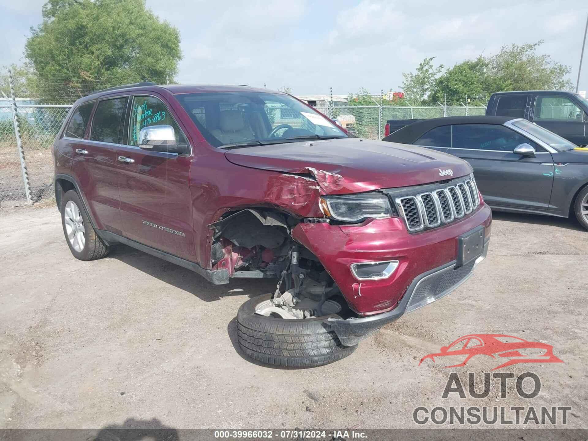 JEEP GRAND CHEROKEE 2017 - 1C4RJEBG6HC813624