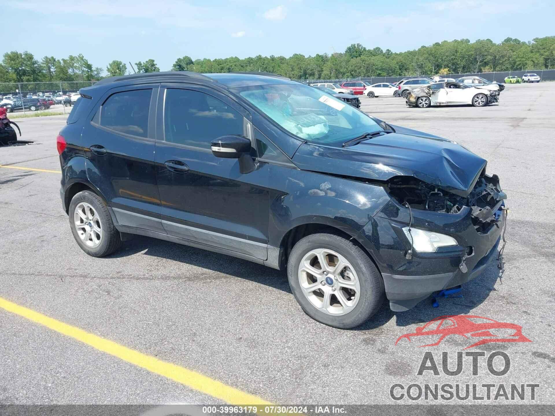 FORD ECOSPORT 2018 - MAJ3P1TE9JC201942