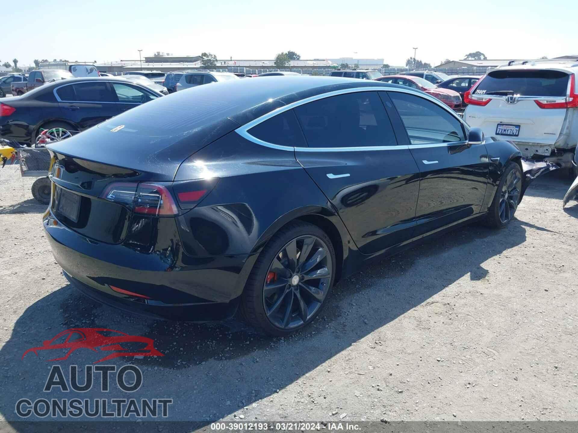 TESLA MODEL 3 2019 - 5YJ3E1EA5KF306069