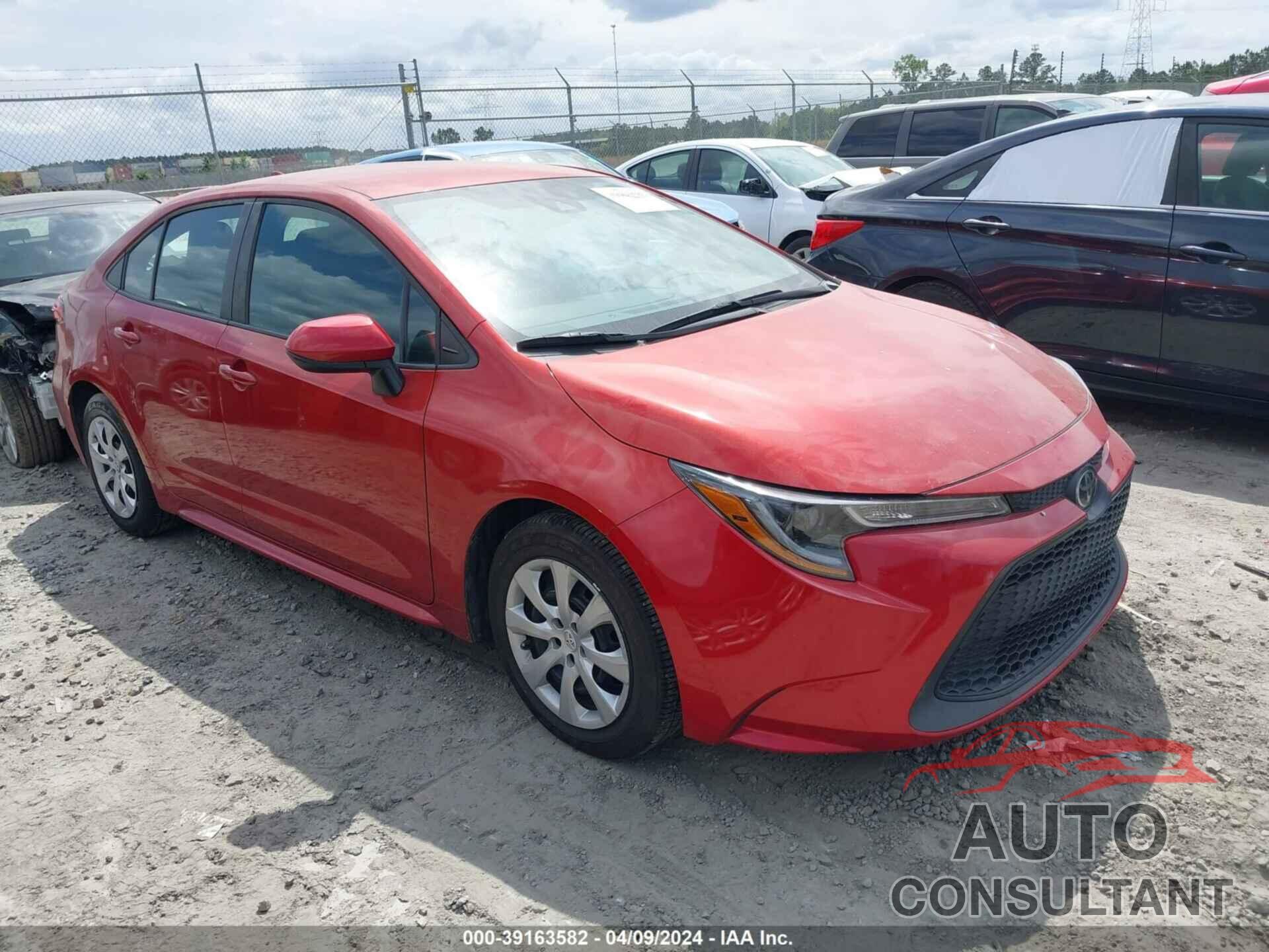TOYOTA COROLLA 2020 - 5YFEPRAE8LP069884