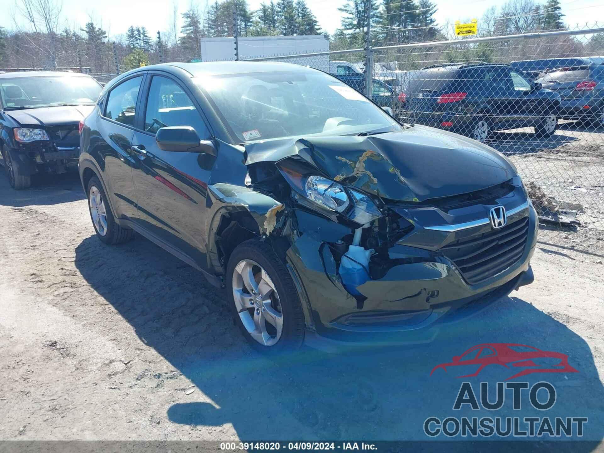 HONDA HR-V 2018 - 3CZRU6H39JG724225