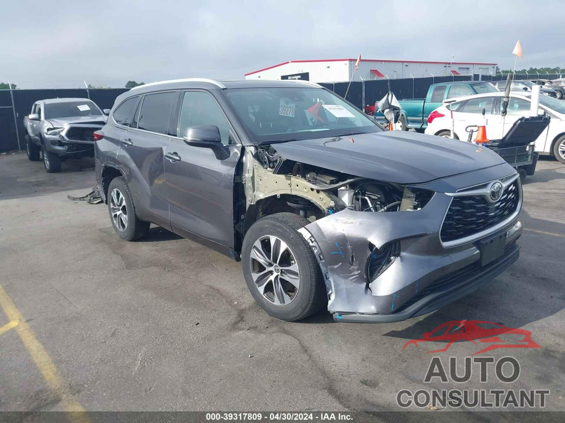 TOYOTA HIGHLANDER 2022 - 5TDGZRBH5NS234800