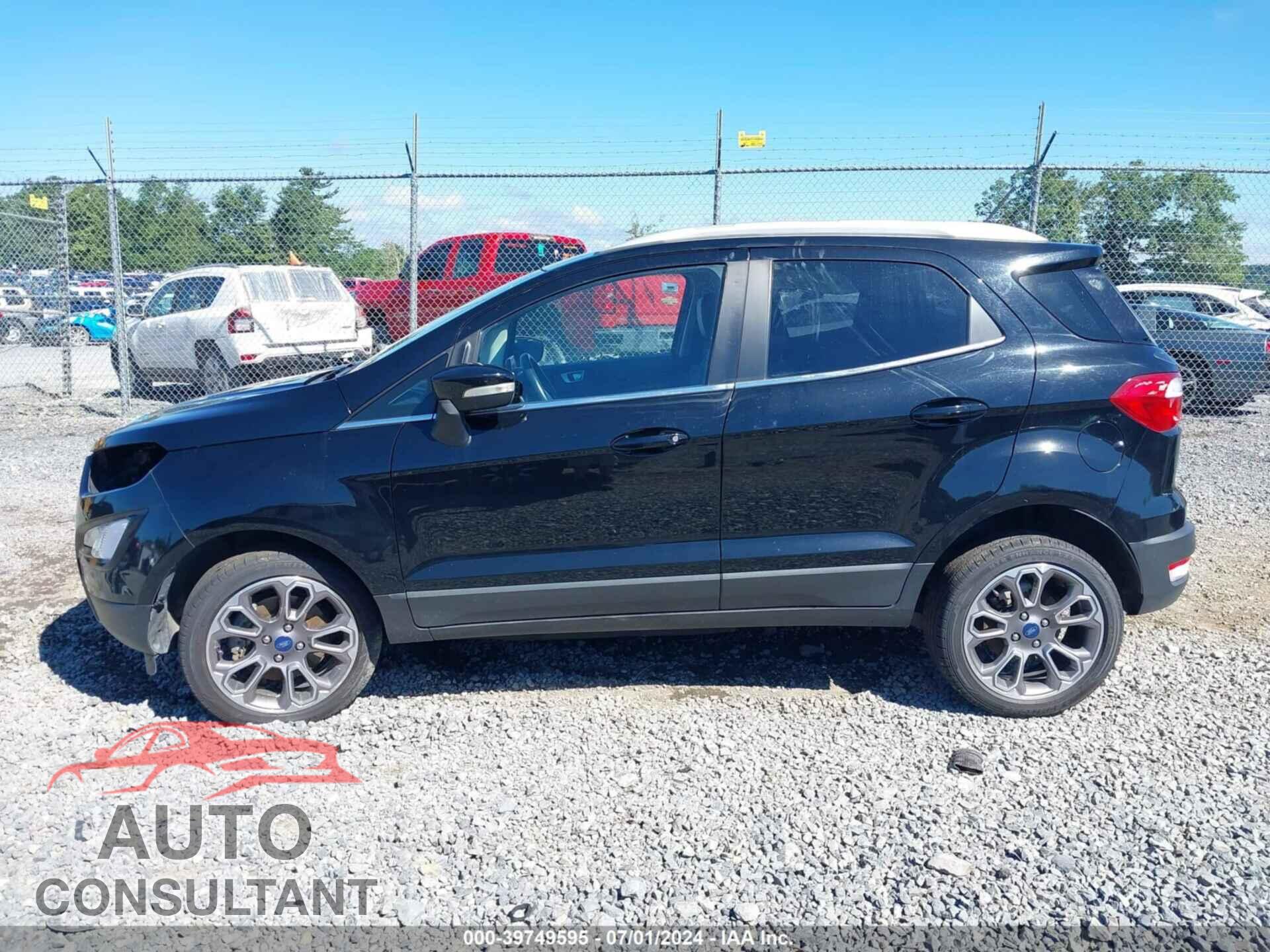 FORD ECOSPORT 2020 - MAJ6S3KL2LC345732