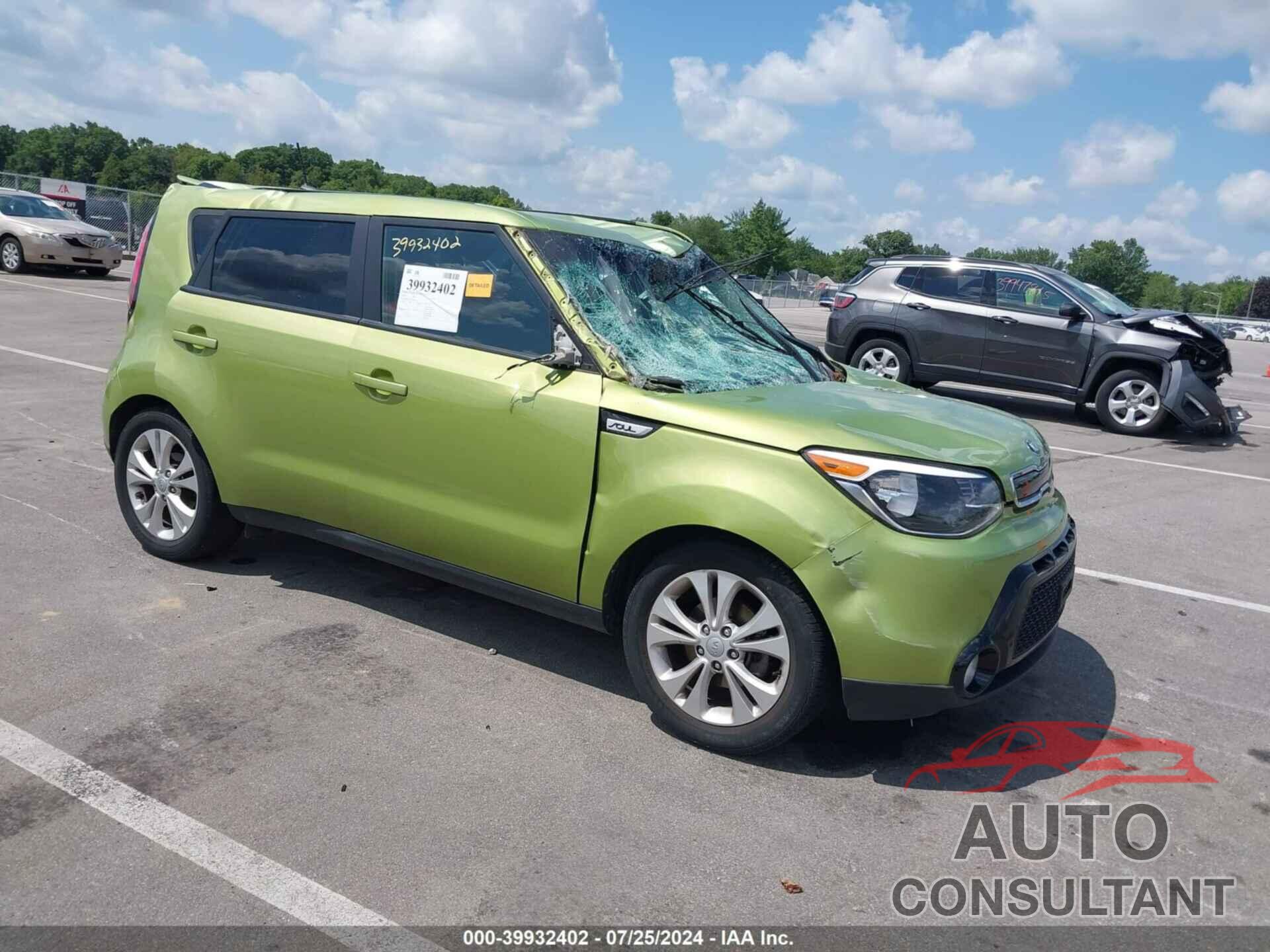 KIA SOUL 2016 - KNDJP3A52G7861323