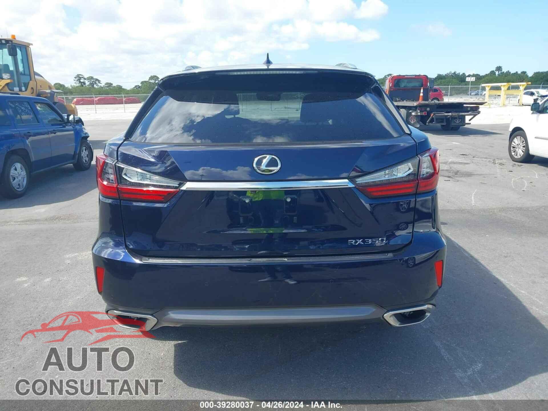 LEXUS RX 2016 - 2T2ZZMCA2GC003048