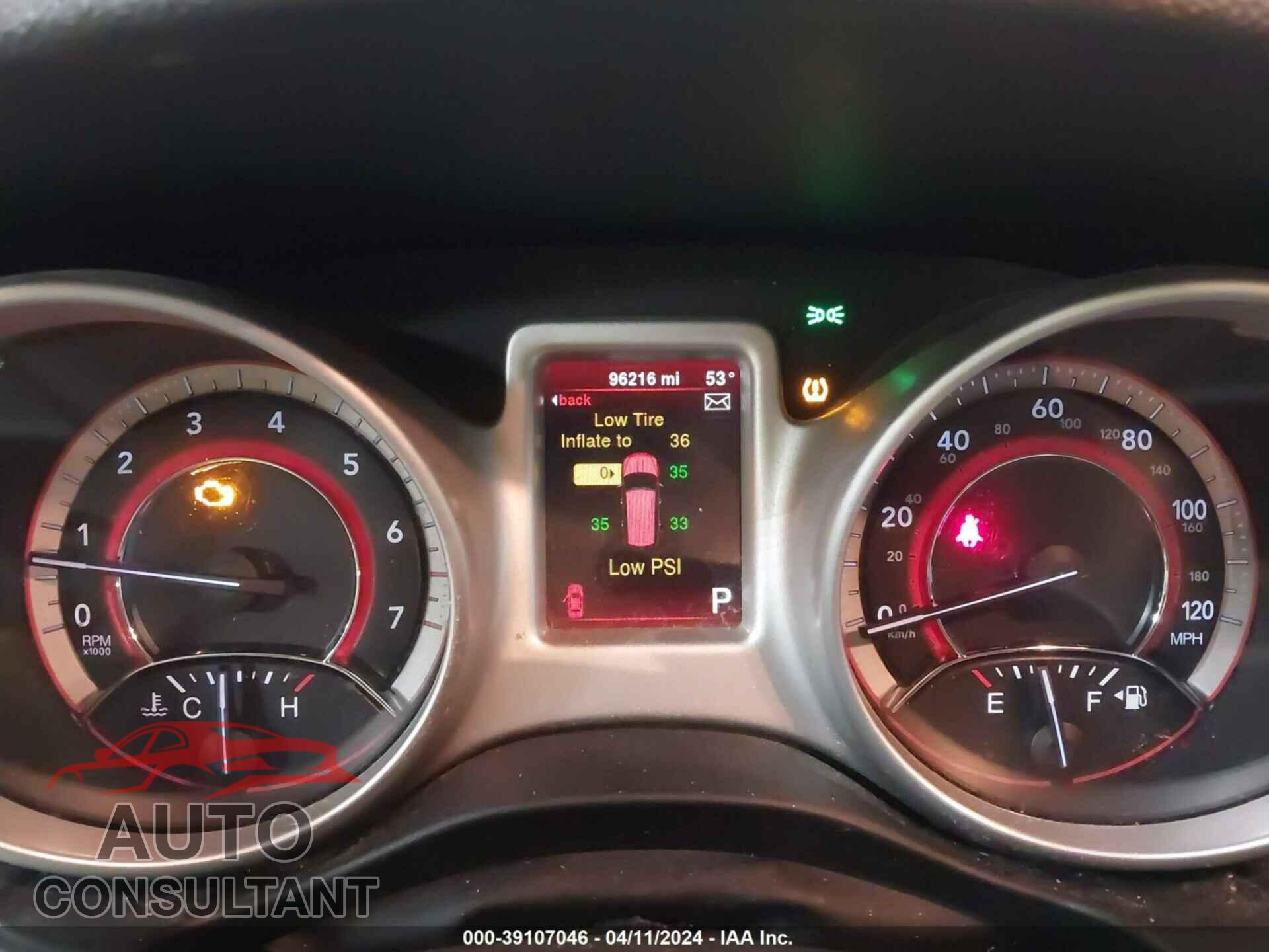 DODGE JOURNEY 2016 - 3C4PDDBG8GT244450