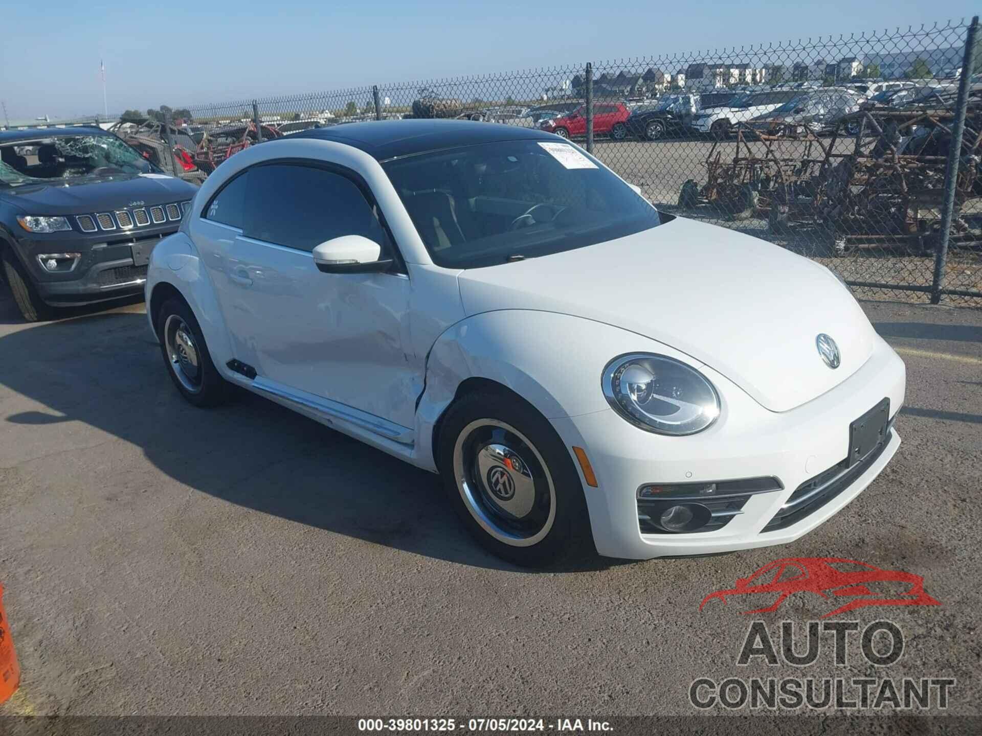 VOLKSWAGEN BEETLE 2019 - 3VWJD7ATXKM715312