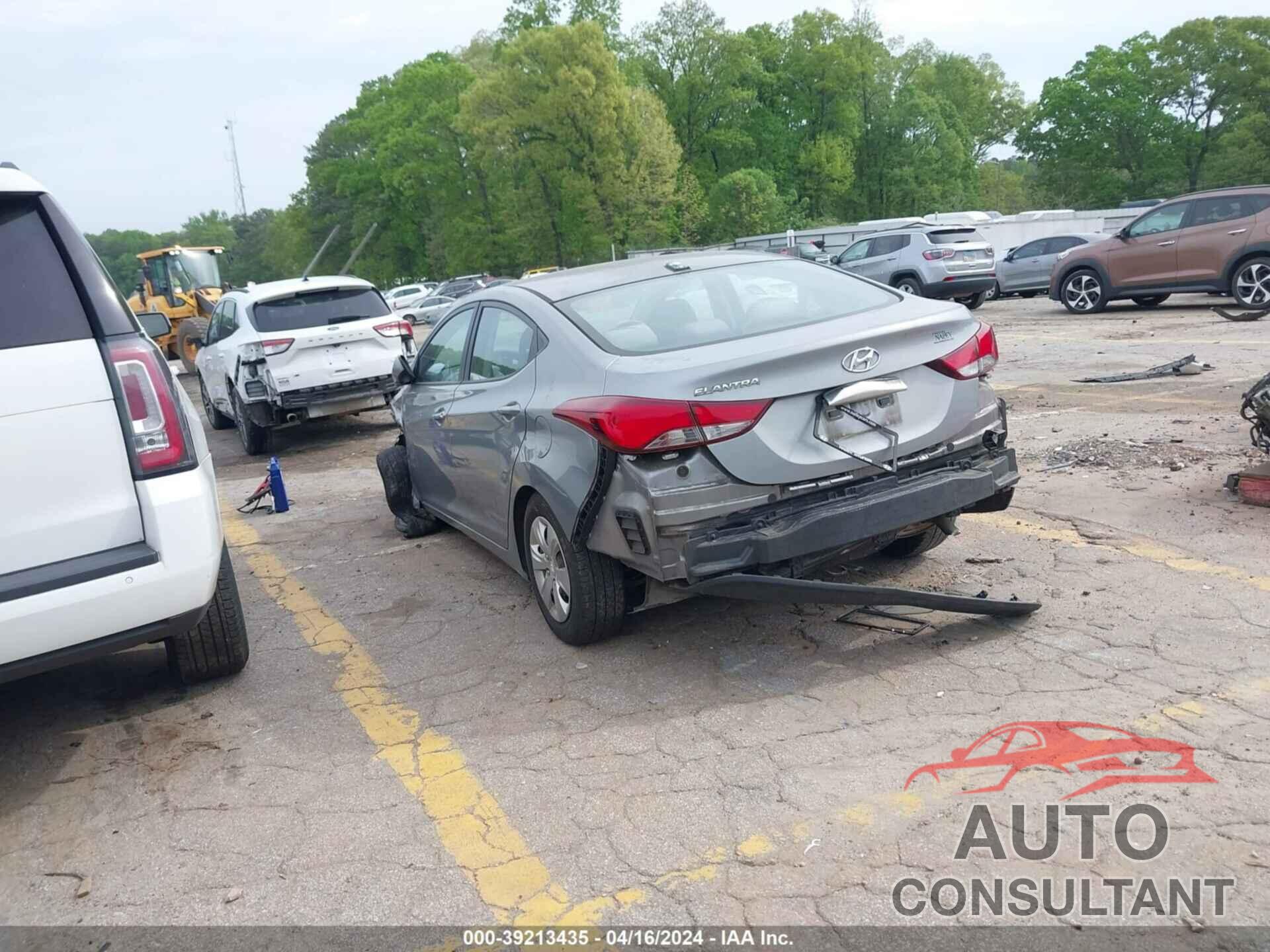 HYUNDAI ELANTRA 2016 - KMHDH4AE9GU524774