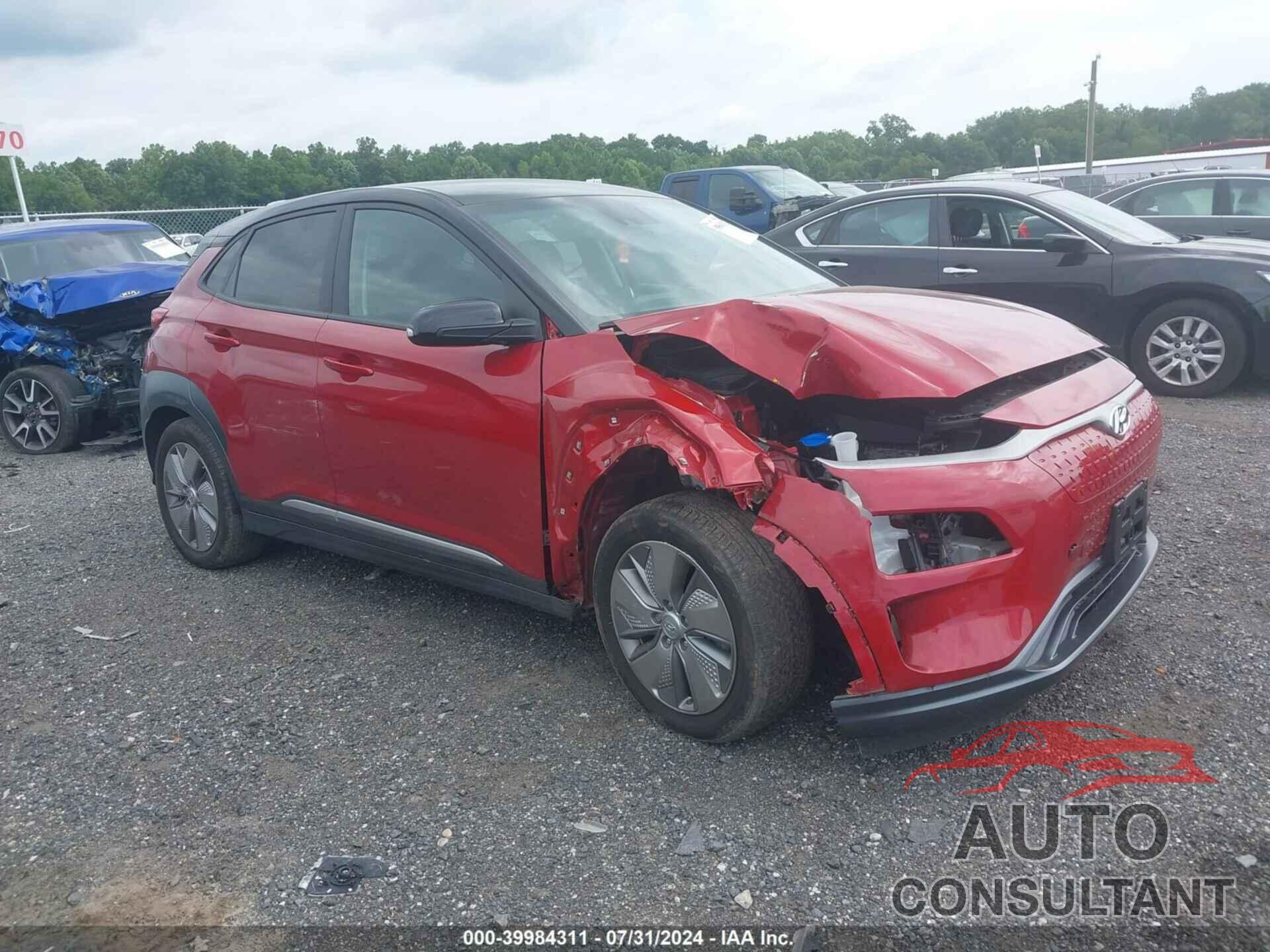 HYUNDAI KONA ELECTRIC 2021 - KM8K23AG0MU124604