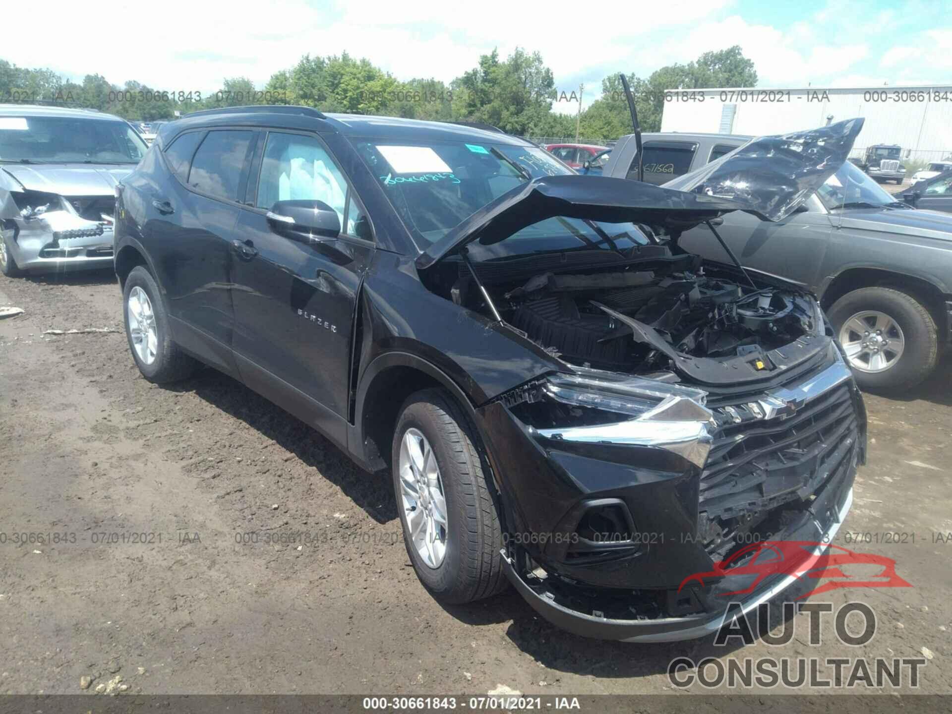 CHEVROLET BLAZER 2021 - 3GNKBCRS2MS557393