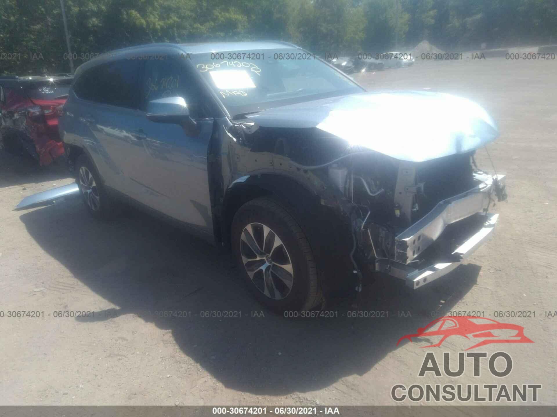 TOYOTA HIGHLANDER 2020 - 5TDGZRAH8LS020351