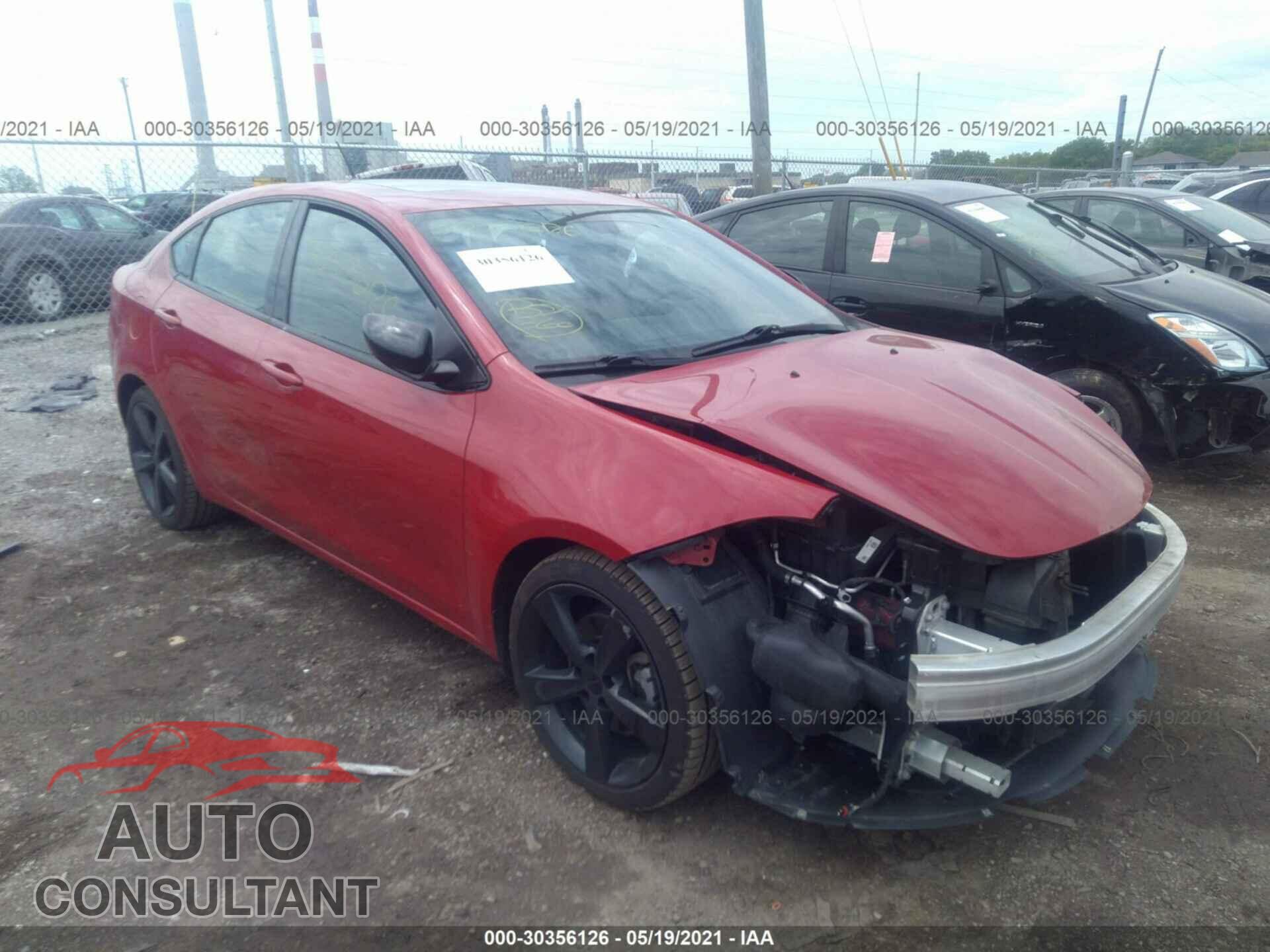 DODGE DART 2016 - 1C3CDFBB1GD578604