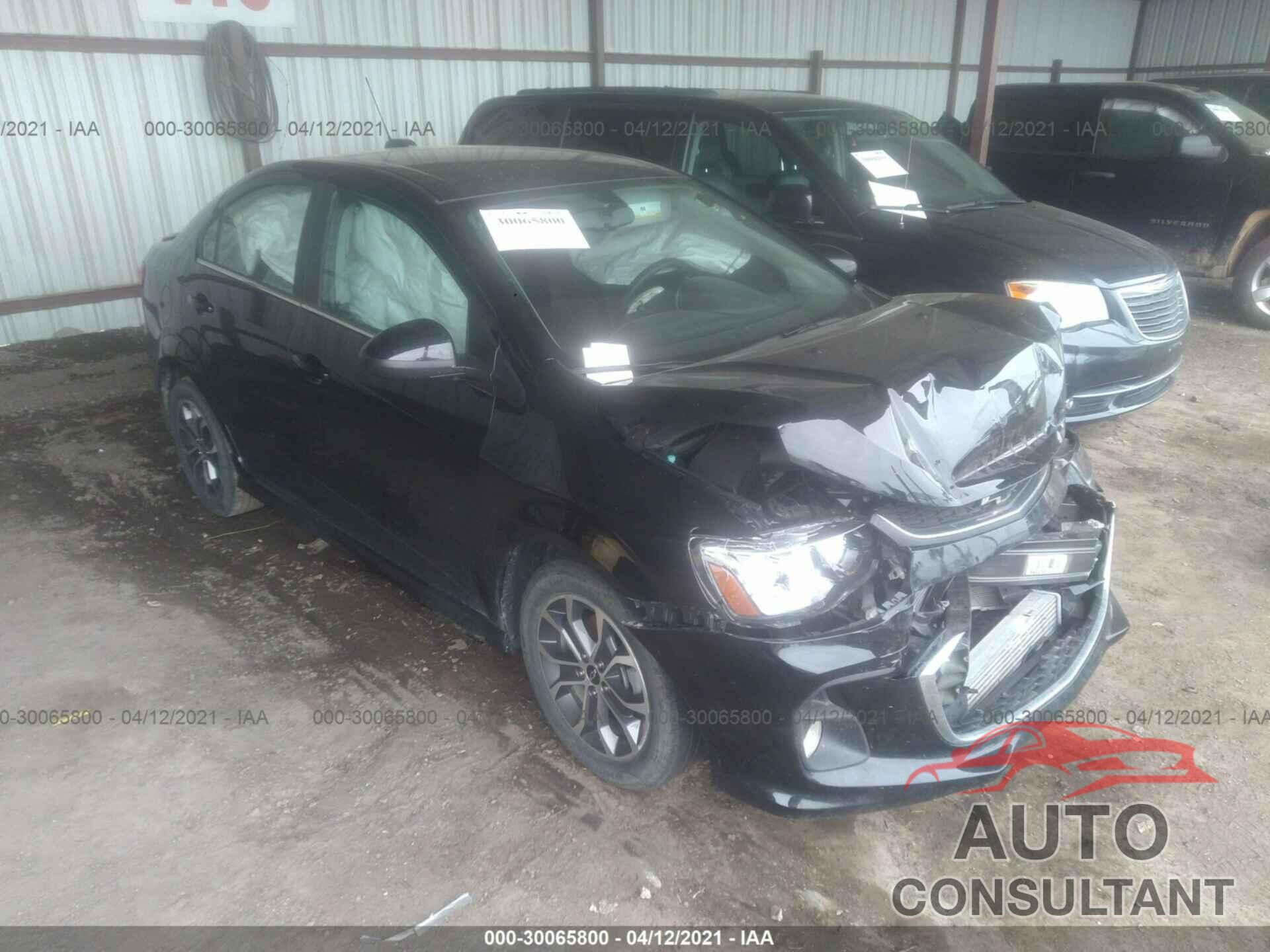 CHEVROLET SONIC 2020 - 1G1JD5SB7L4111588