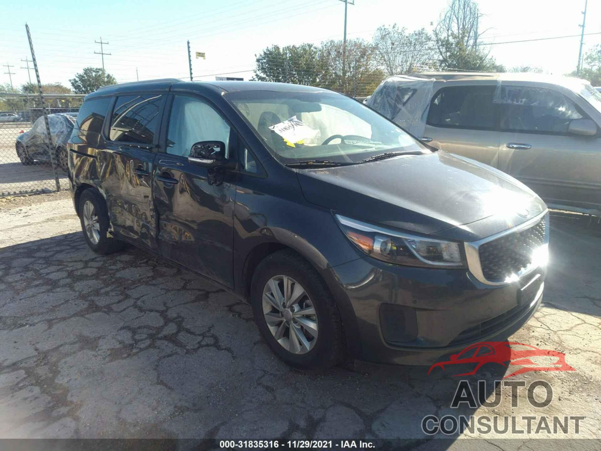 KIA SEDONA 2017 - KNDMB5C18H6280417