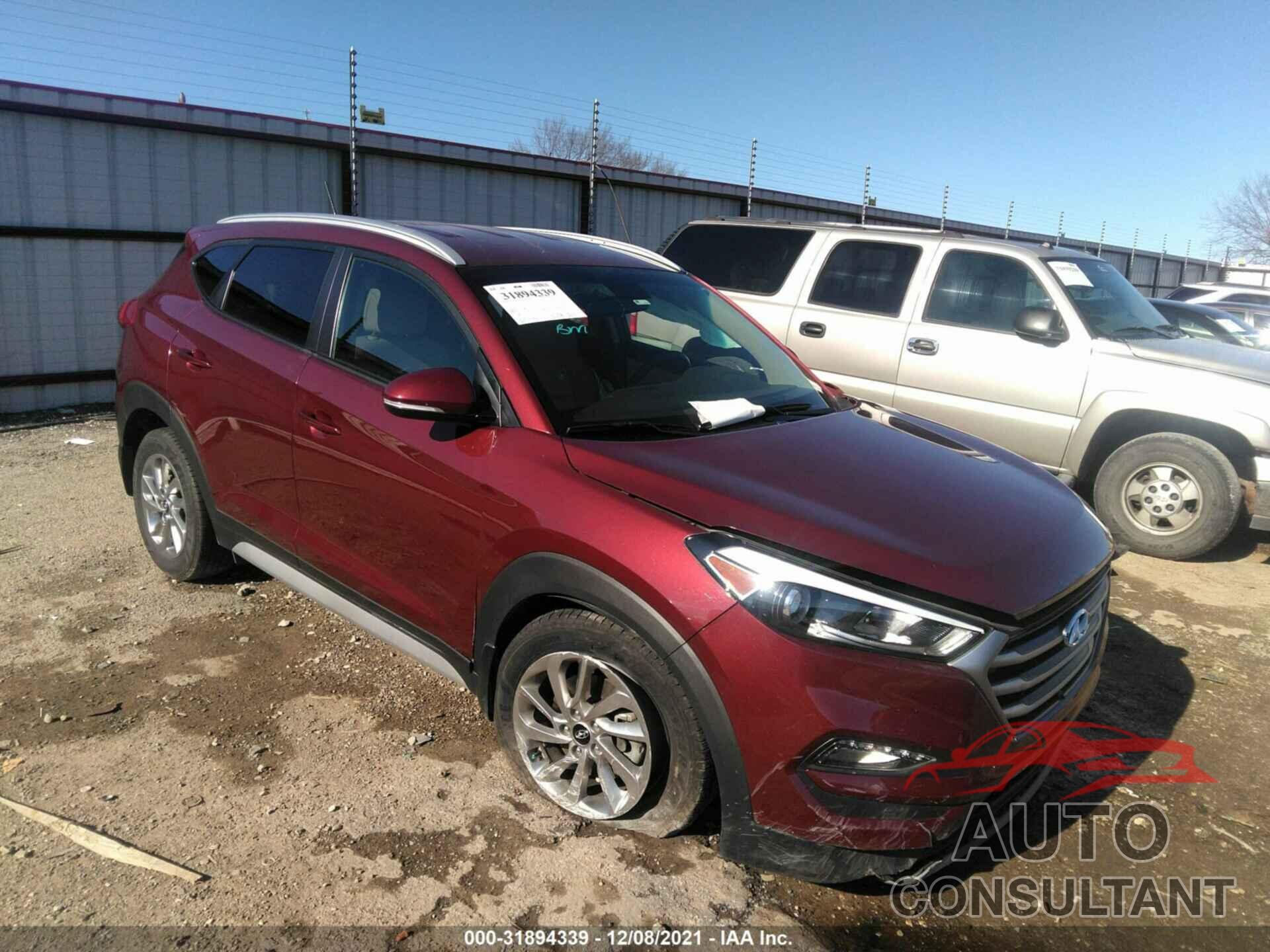 HYUNDAI TUCSON 2017 - KM8J33A21HU503940