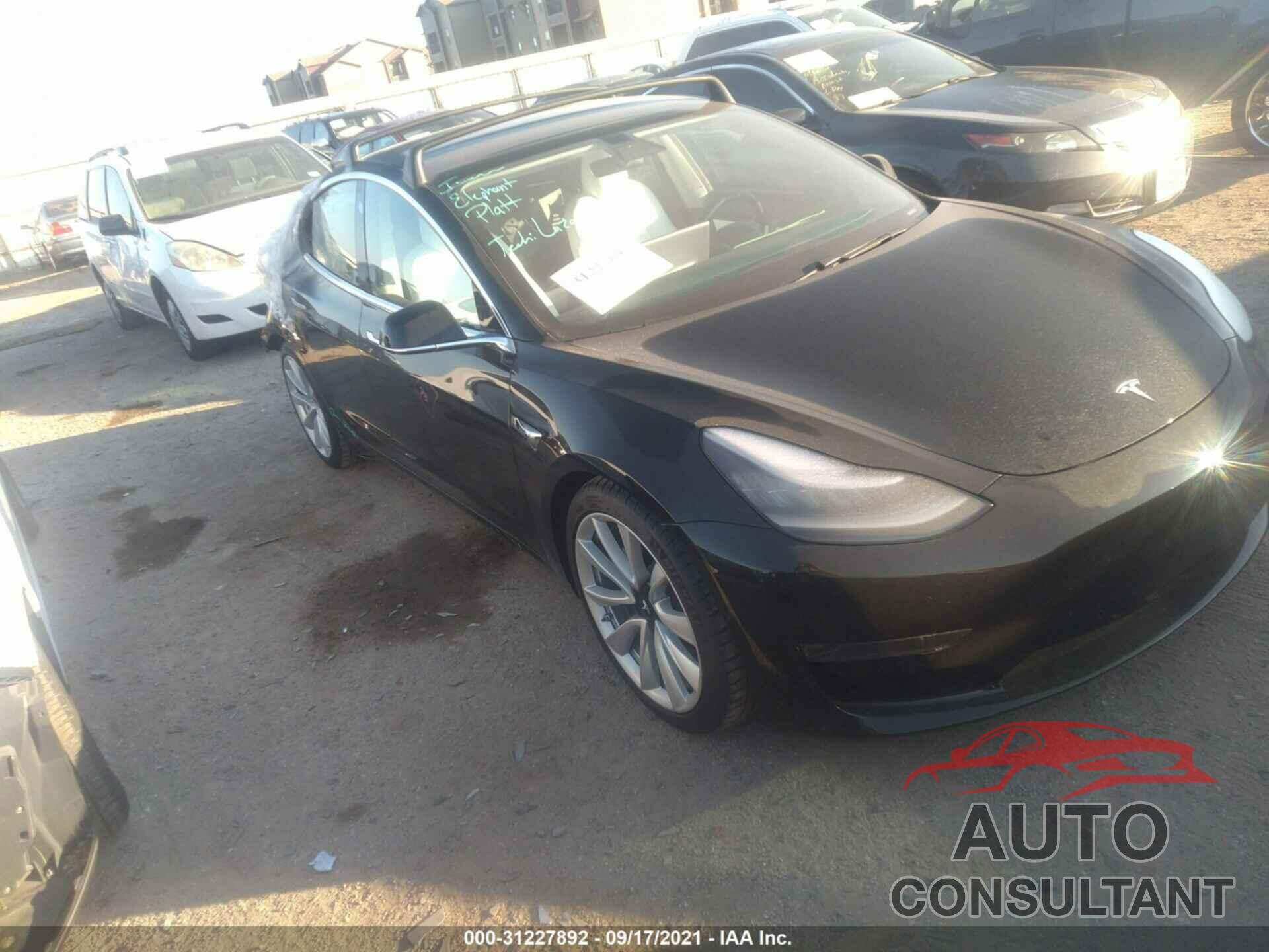 TESLA MODEL 3 2019 - 5YJ3E1EB4KF421416