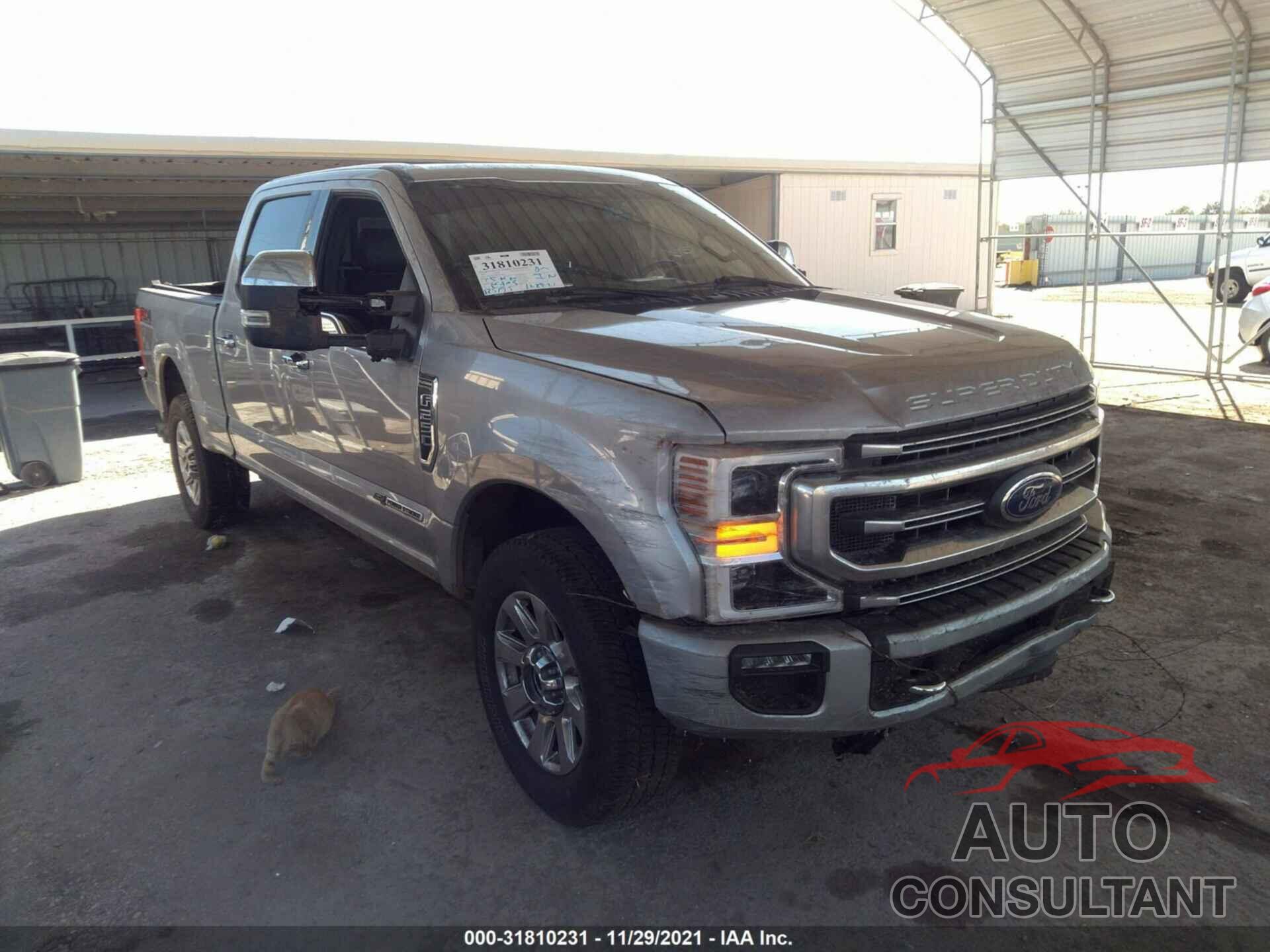 FORD SUPER DUTY F-250 SRW 2021 - 1FT7W2BT9MEC20200