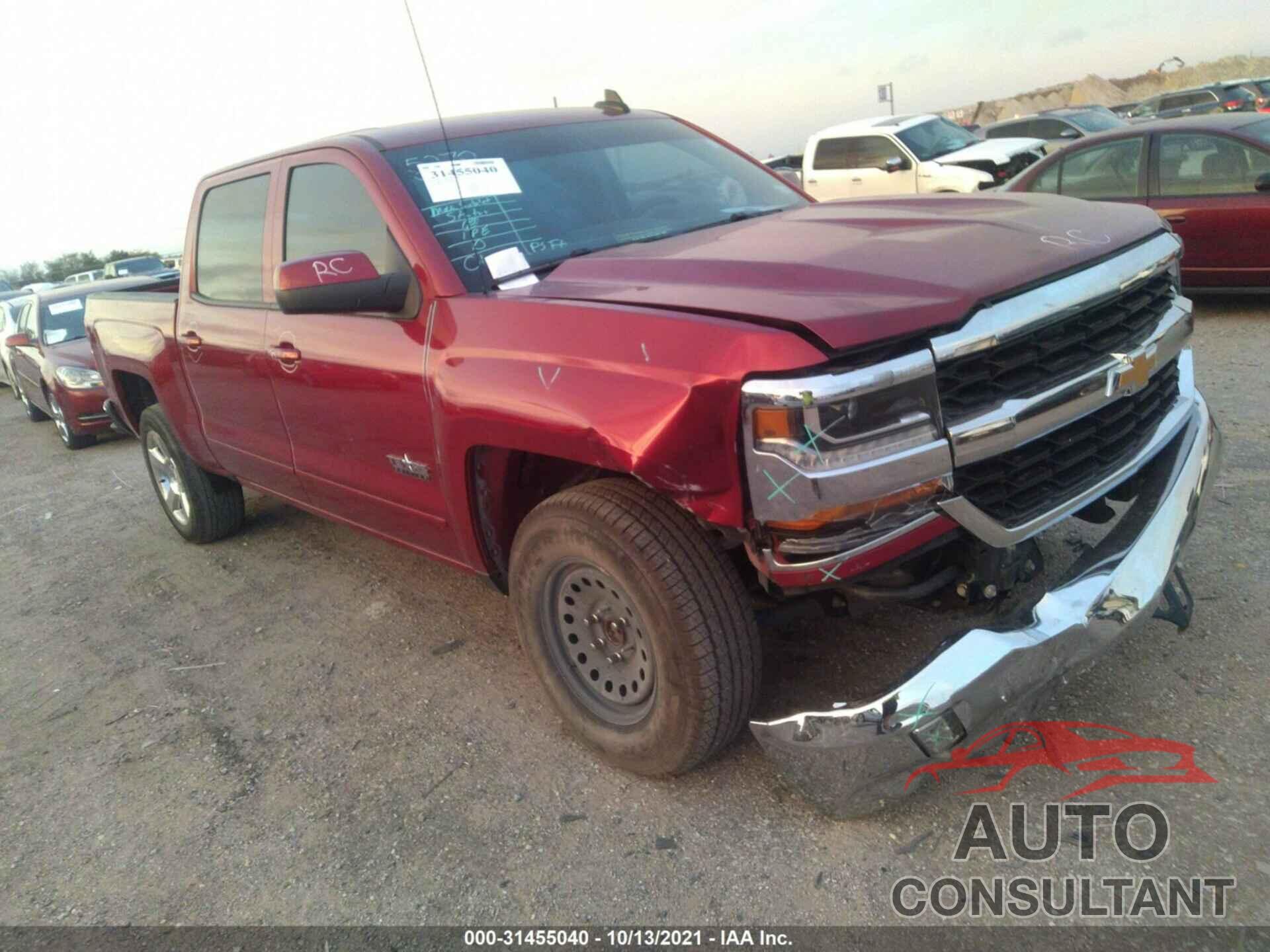 CHEVROLET SILVERADO 1500 2018 - 3GCPCREC8JG354620