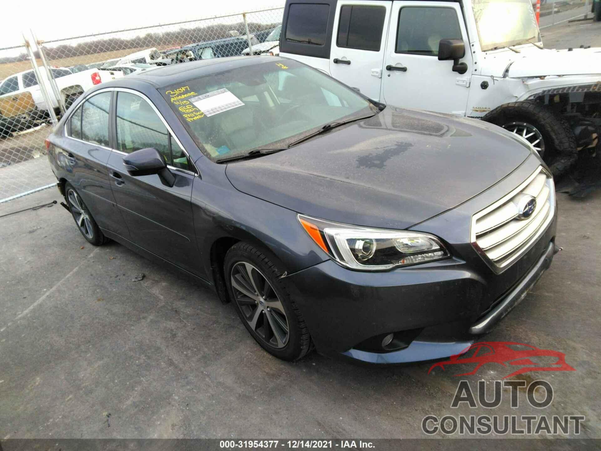 SUBARU LEGACY 2016 - 4S3BNBN60G3006151