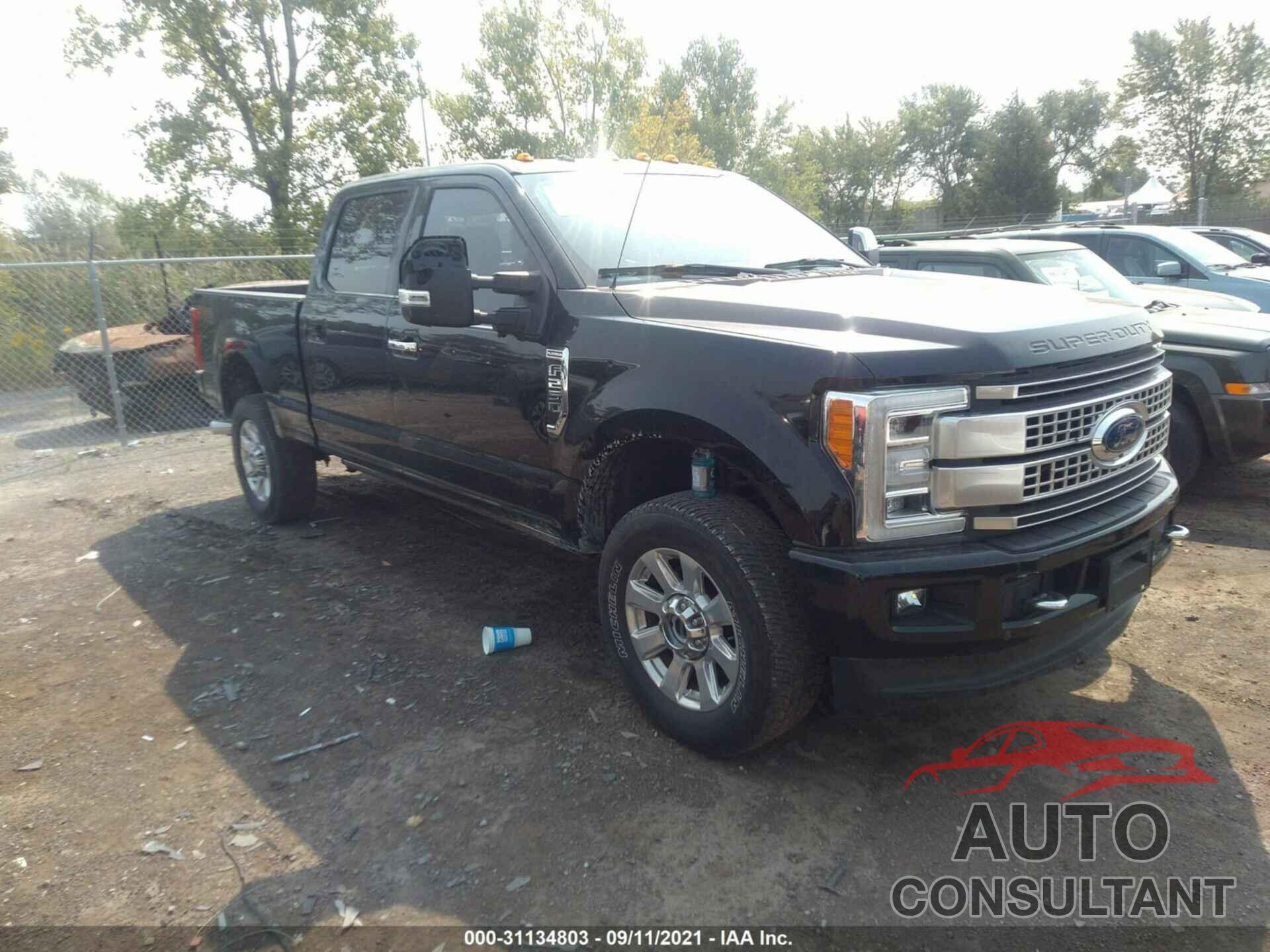 FORD SUPER DUTY F-250 SRW 2019 - 1FT7W2B61KED60314