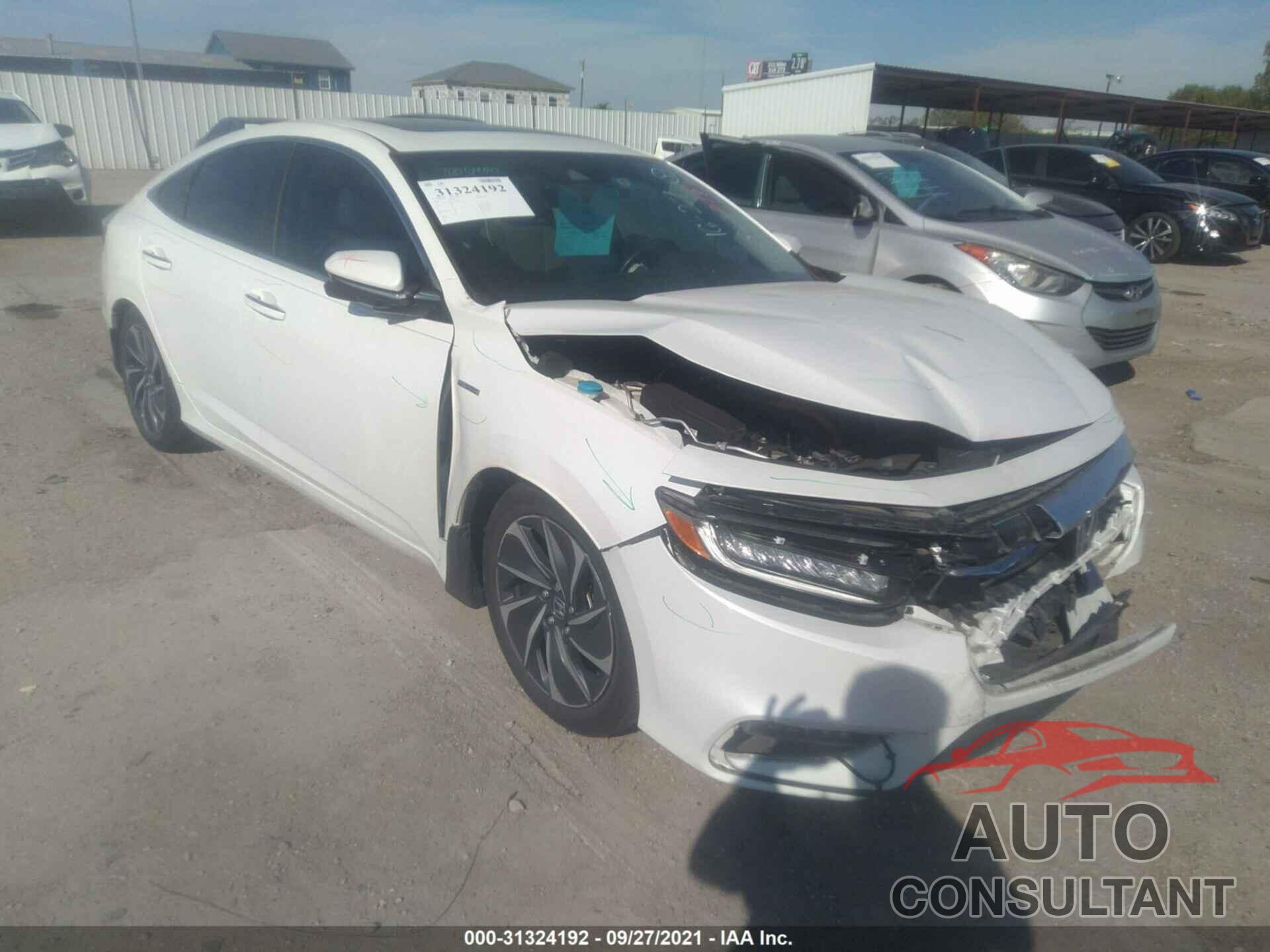 HONDA INSIGHT 2019 - 19XZE4F98KE004572