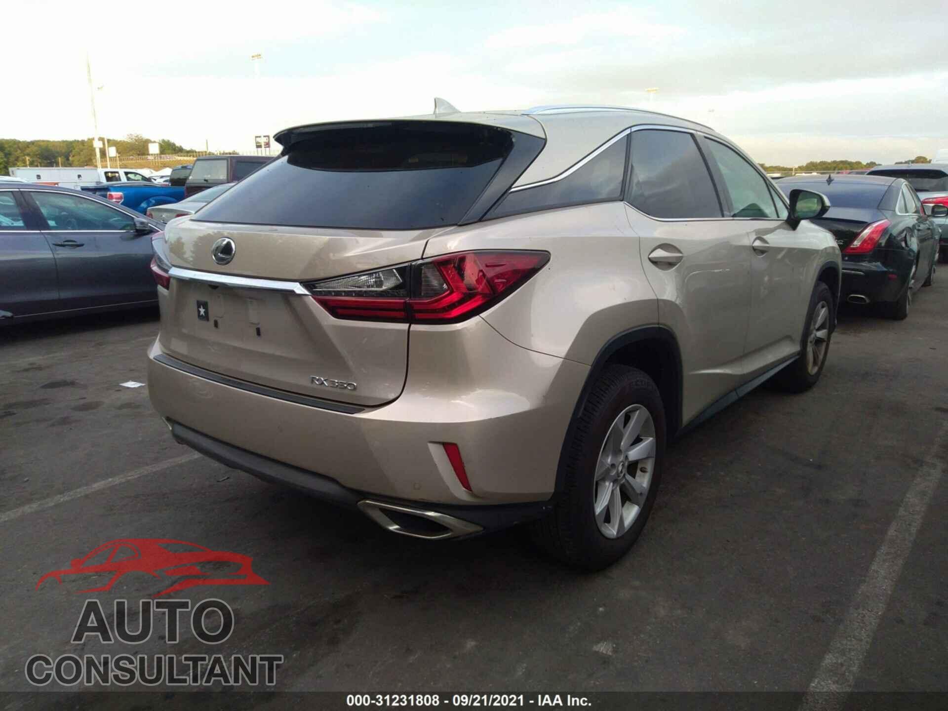 LEXUS RX 2017 - 2T2BZMCA6HC063210
