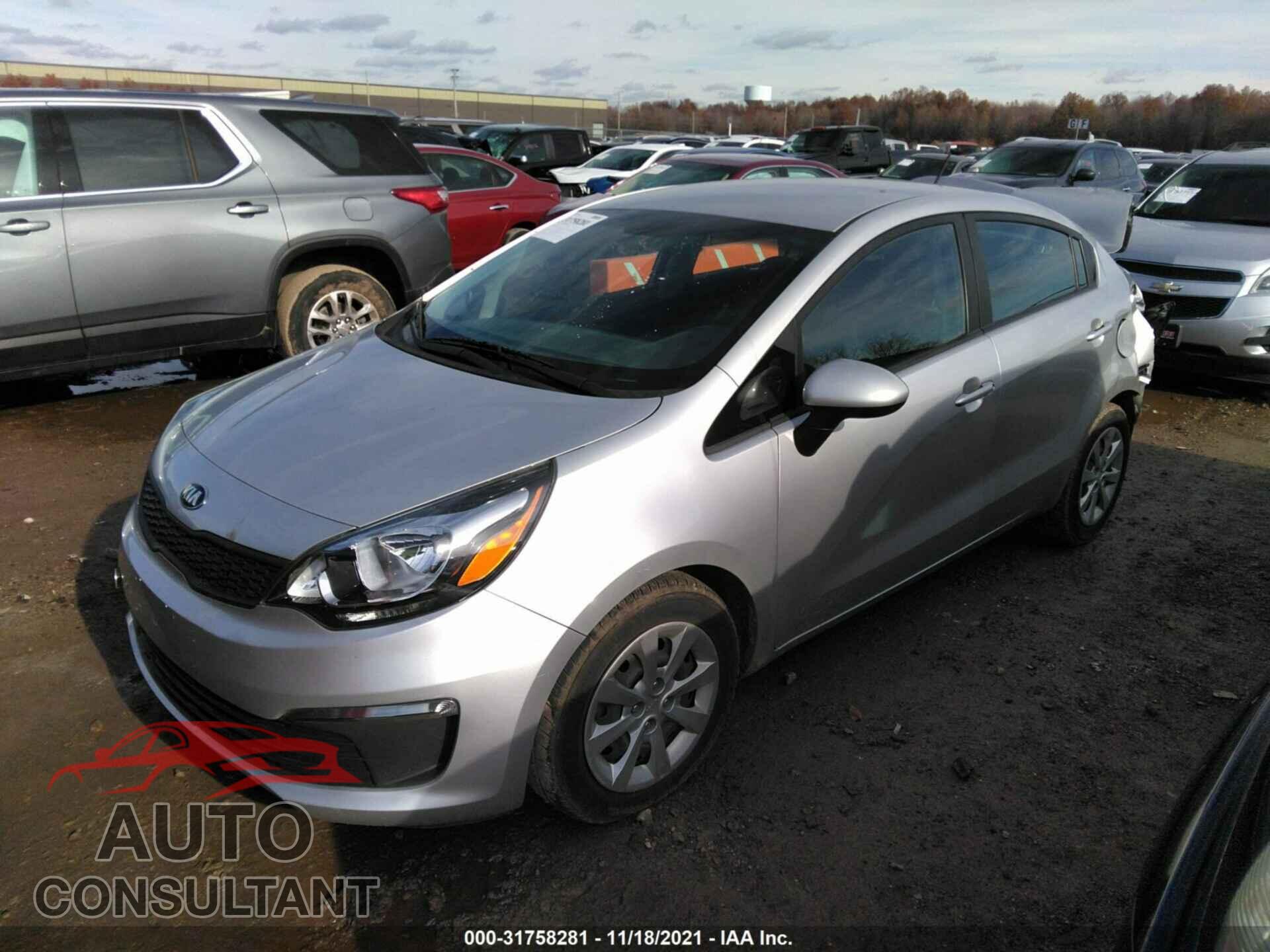 KIA RIO 2017 - KNADM4A31H6015926