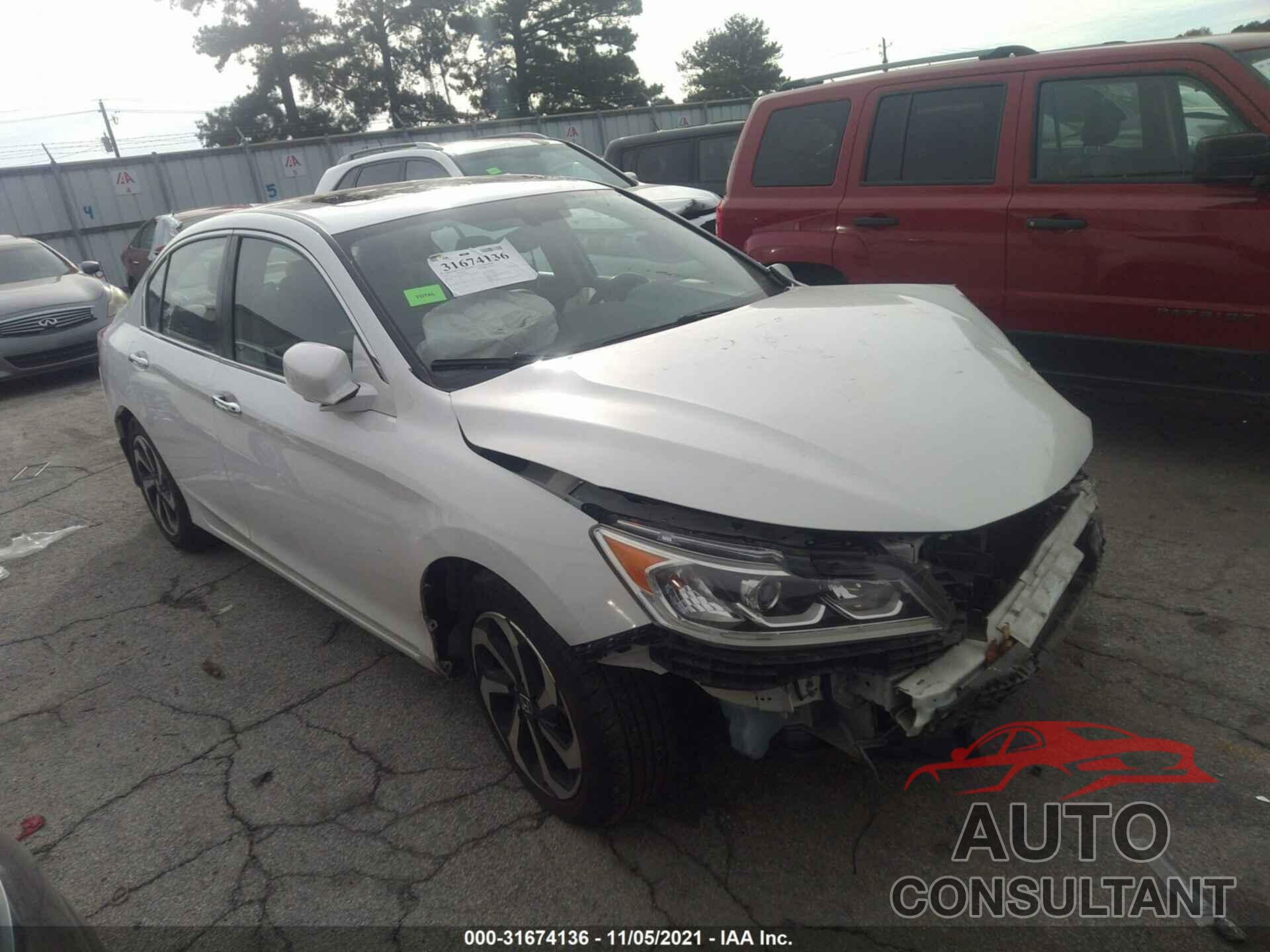 HONDA ACCORD SEDAN 2016 - 1HGCR2F80GA130491
