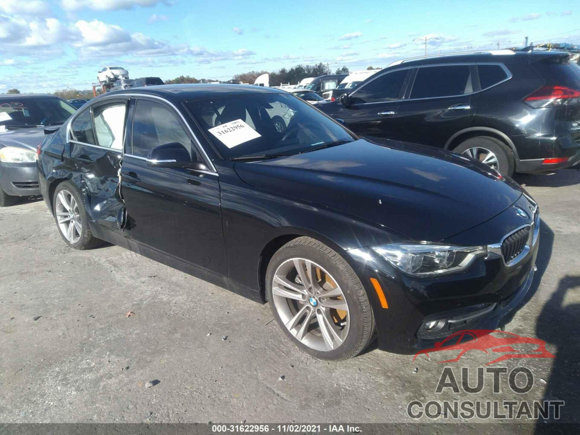 BMW 3 SERIES 2018 - WBA8B9G59JNU96212